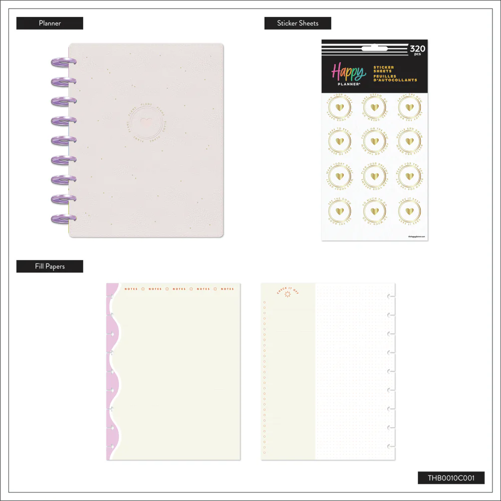 Pop of Positivity - Classic Undated Vegan Leather Planner Bundle - Image 11