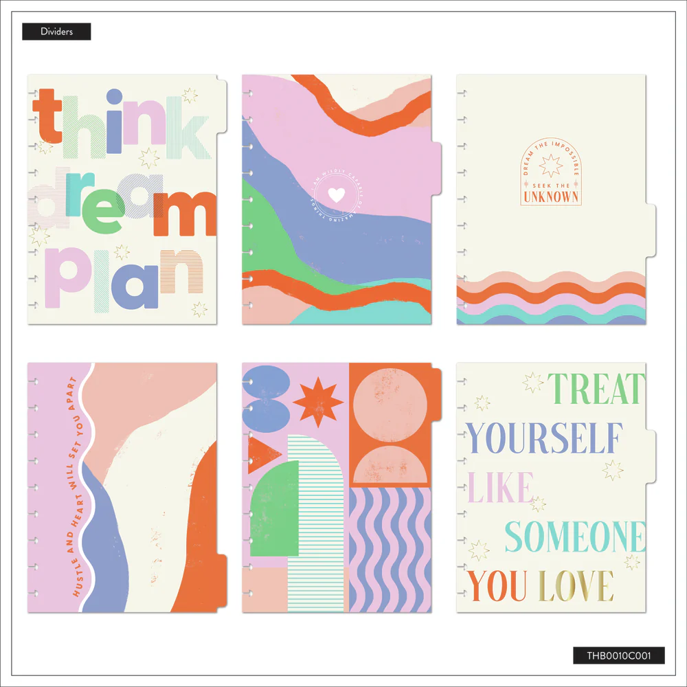 Pop of Positivity - Classic Undated Vegan Leather Planner Bundle - Image 5