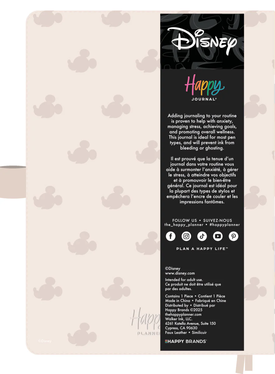 Premium Disney Mickey Mouse - Ivory - Dot Grid Book Bound Journal - 80 Sheets - Image 25