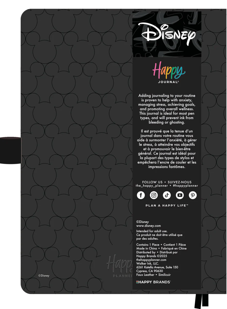 Premium Disney Mickey Mouse - Obsidian - Dot Grid Book Bound Journal - 80 Sheets - Image 23