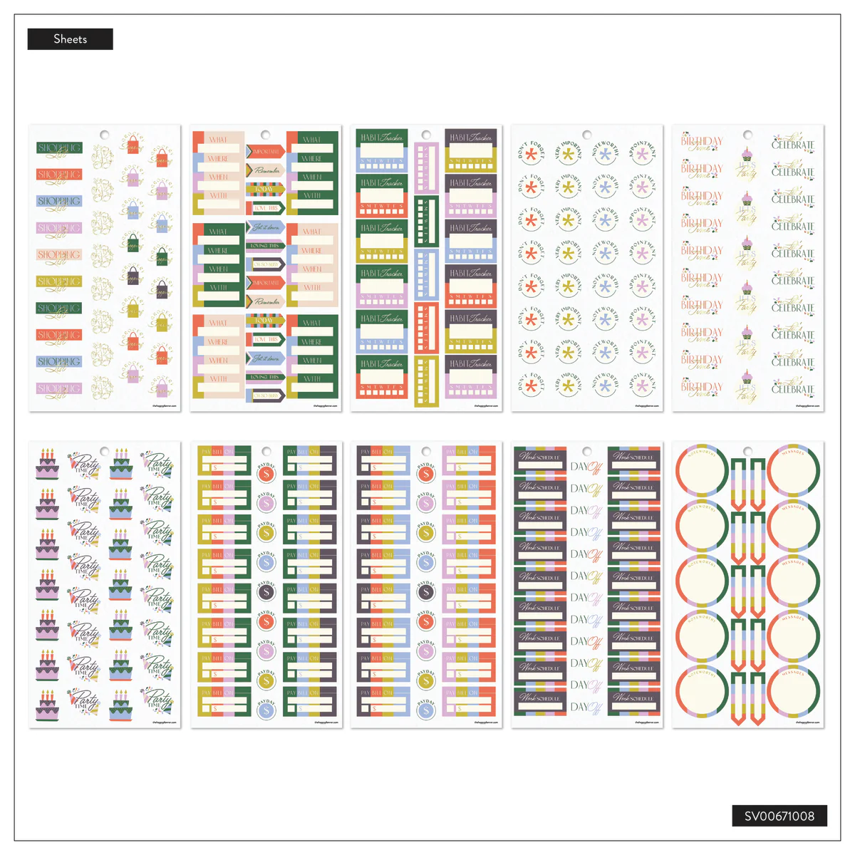 Priorities & Plans - Value Pack Stickers - Image 10
