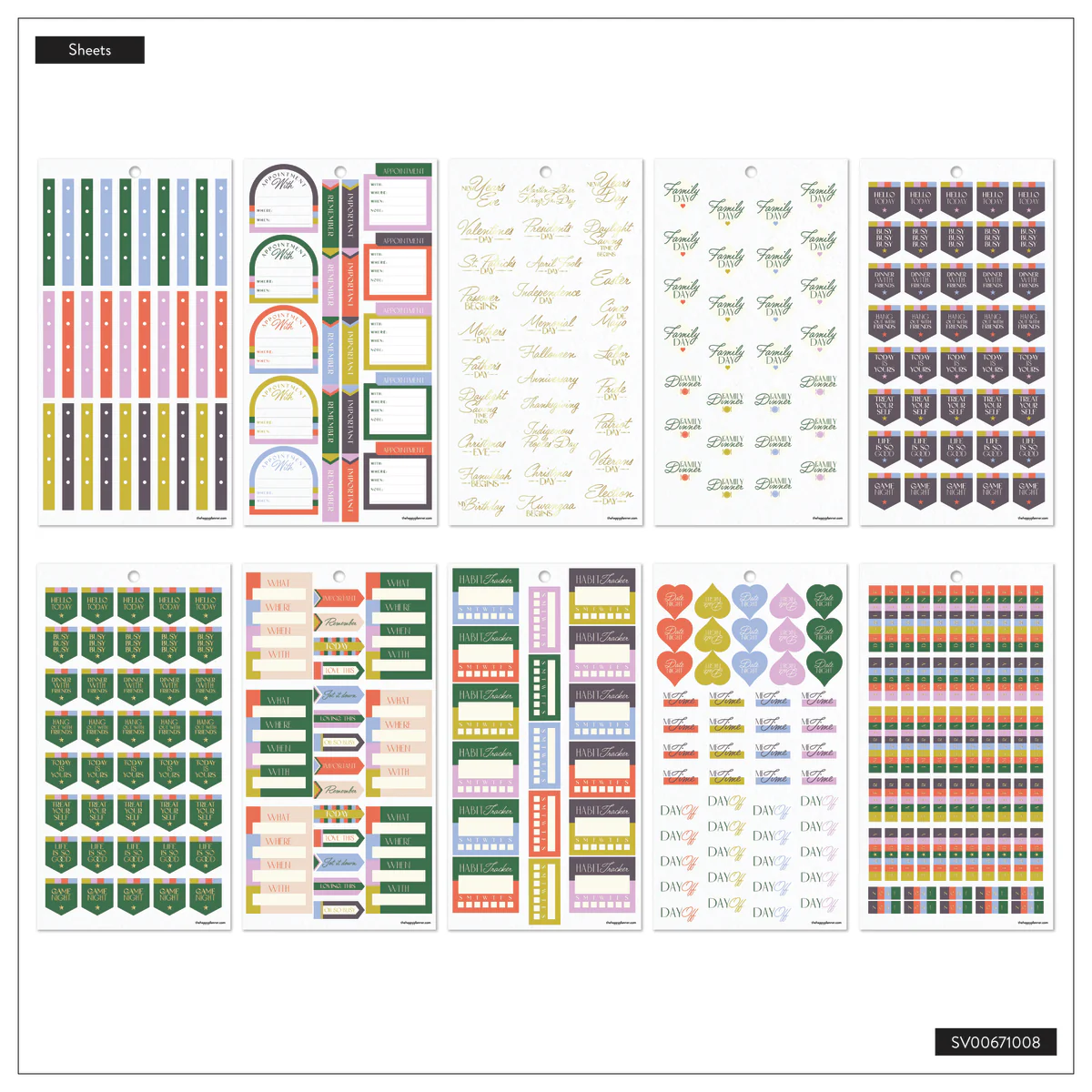 Priorities & Plans - Value Pack Stickers - Image 9