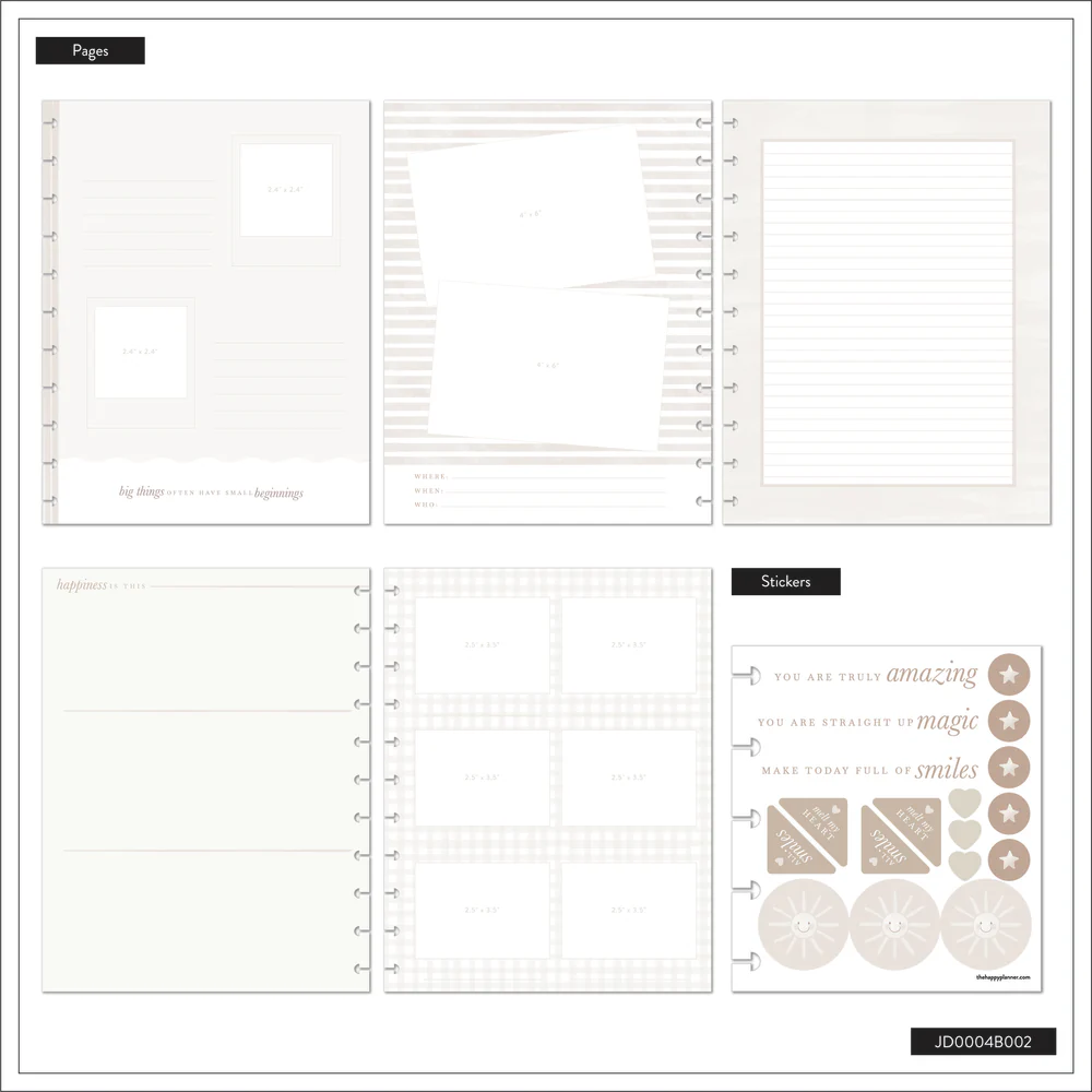 Pure Joy Baby - Big Happy Memory Keeping Photo Journal - 80 Sheets - Image 16