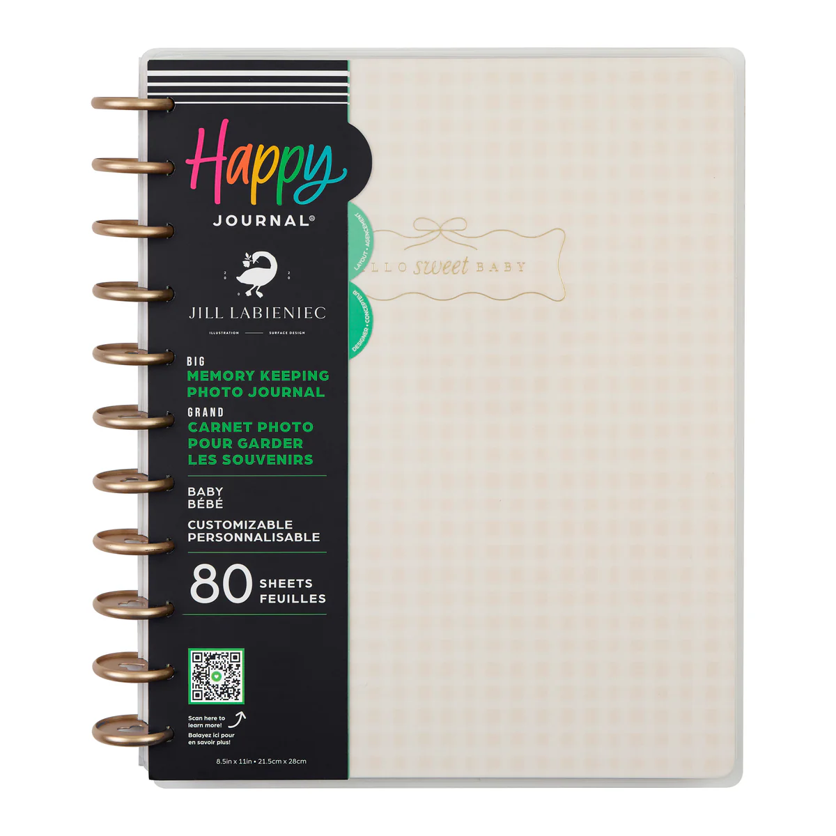 Pure Joy Baby - Big Happy Memory Keeping Photo Journal - 80 Sheets - Image 17