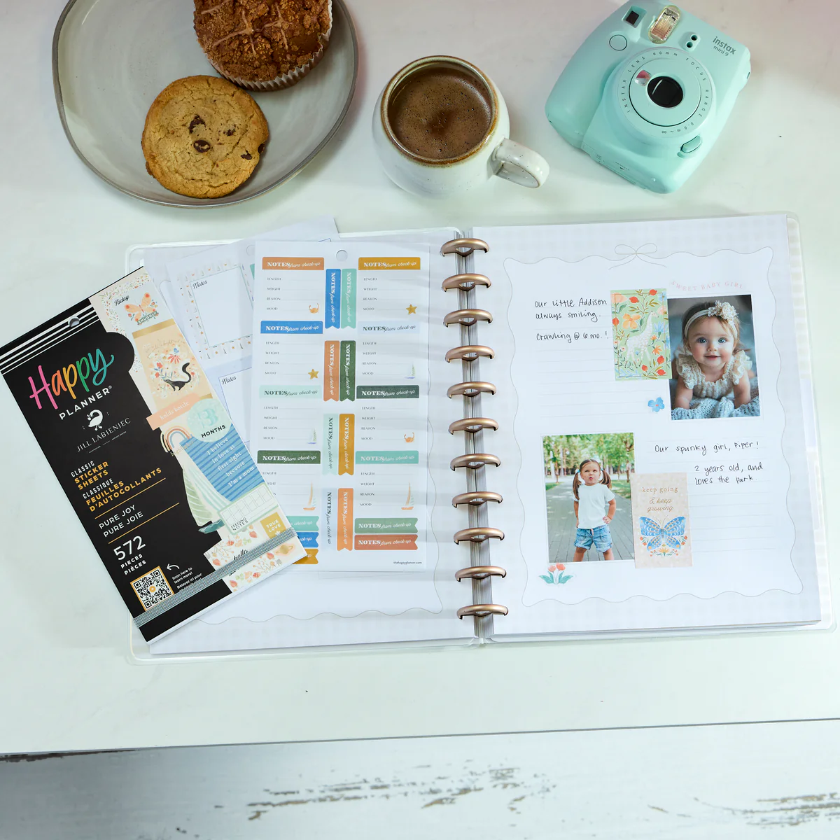 Pure Joy Baby - Big Happy Memory Keeping Photo Journal - 80 Sheets - Image 4