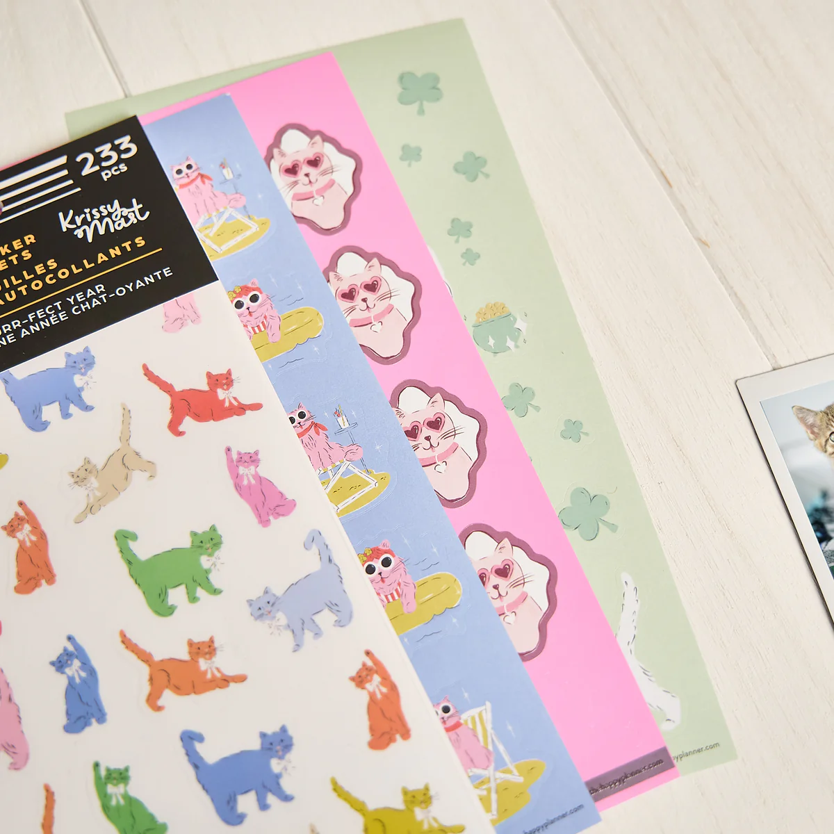 Purrfect Seasonal Cats - 10 Sticker Sheets - Image 4