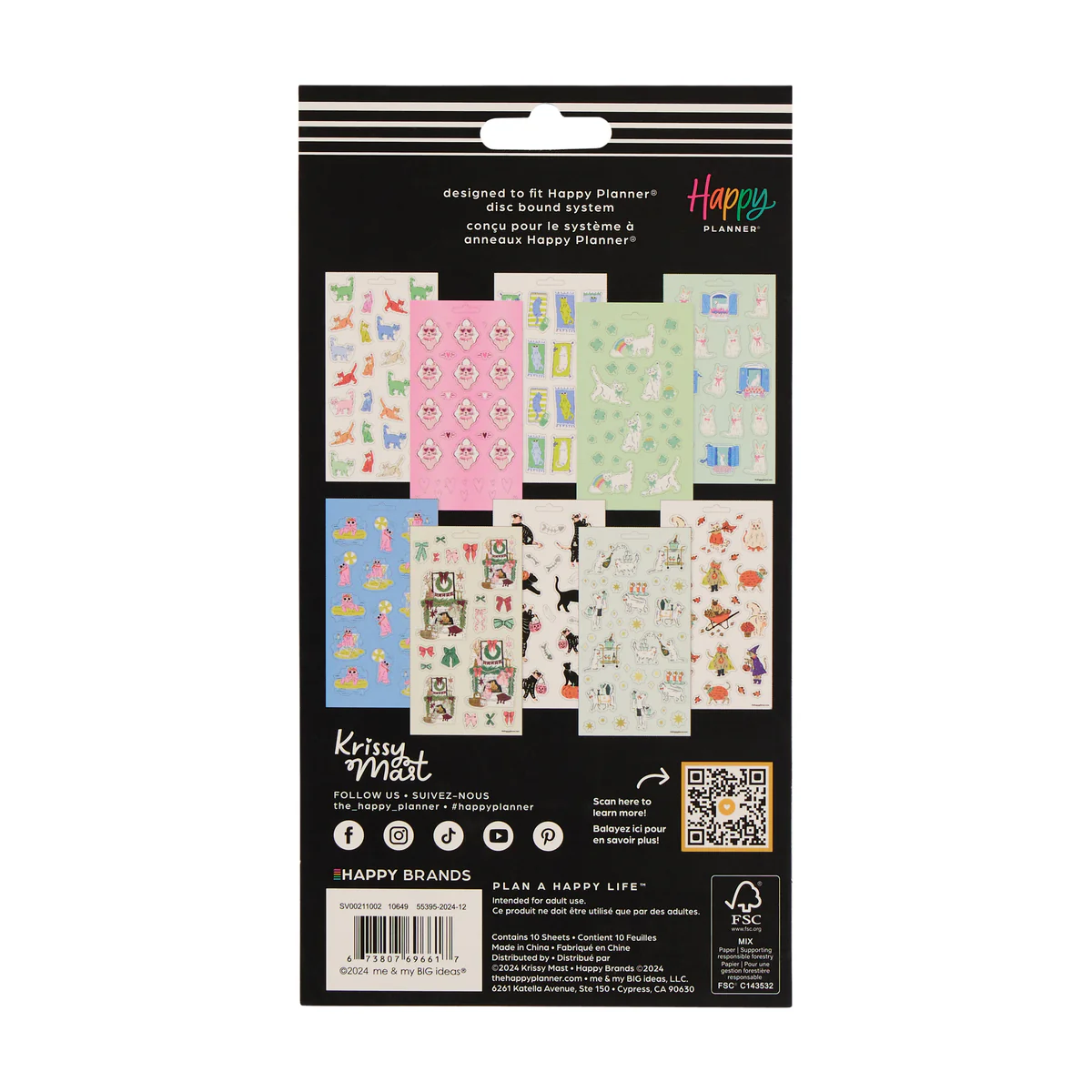 Purrfect Seasonal Cats - 10 Sticker Sheets - Image 8