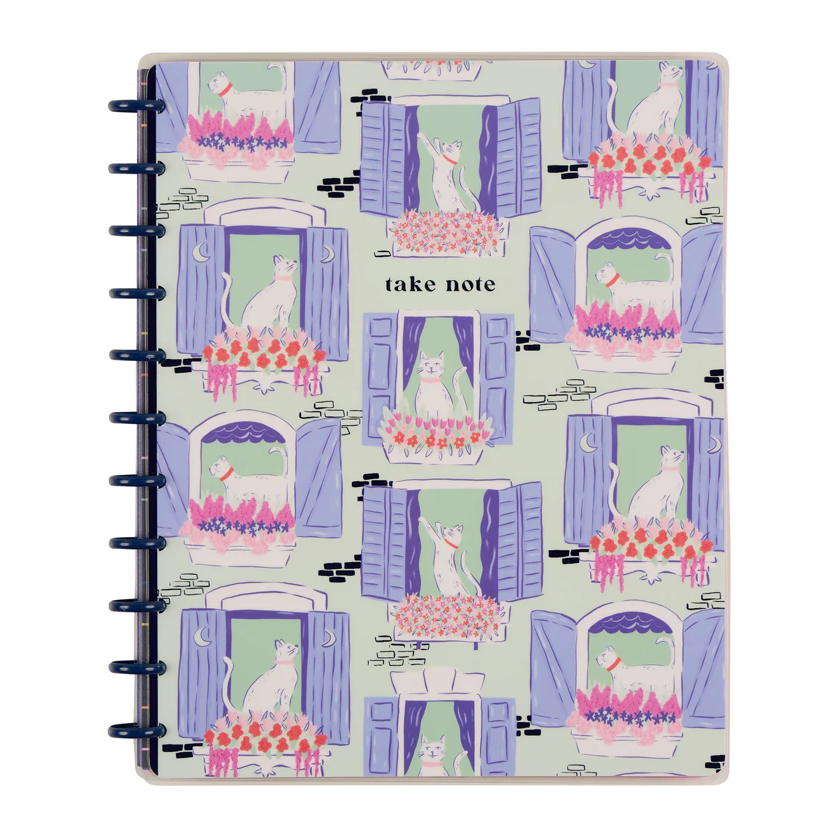 Purrfect Seasonal Cats - Dotted Lined Big Notebook - 60 Sheets - Image 12