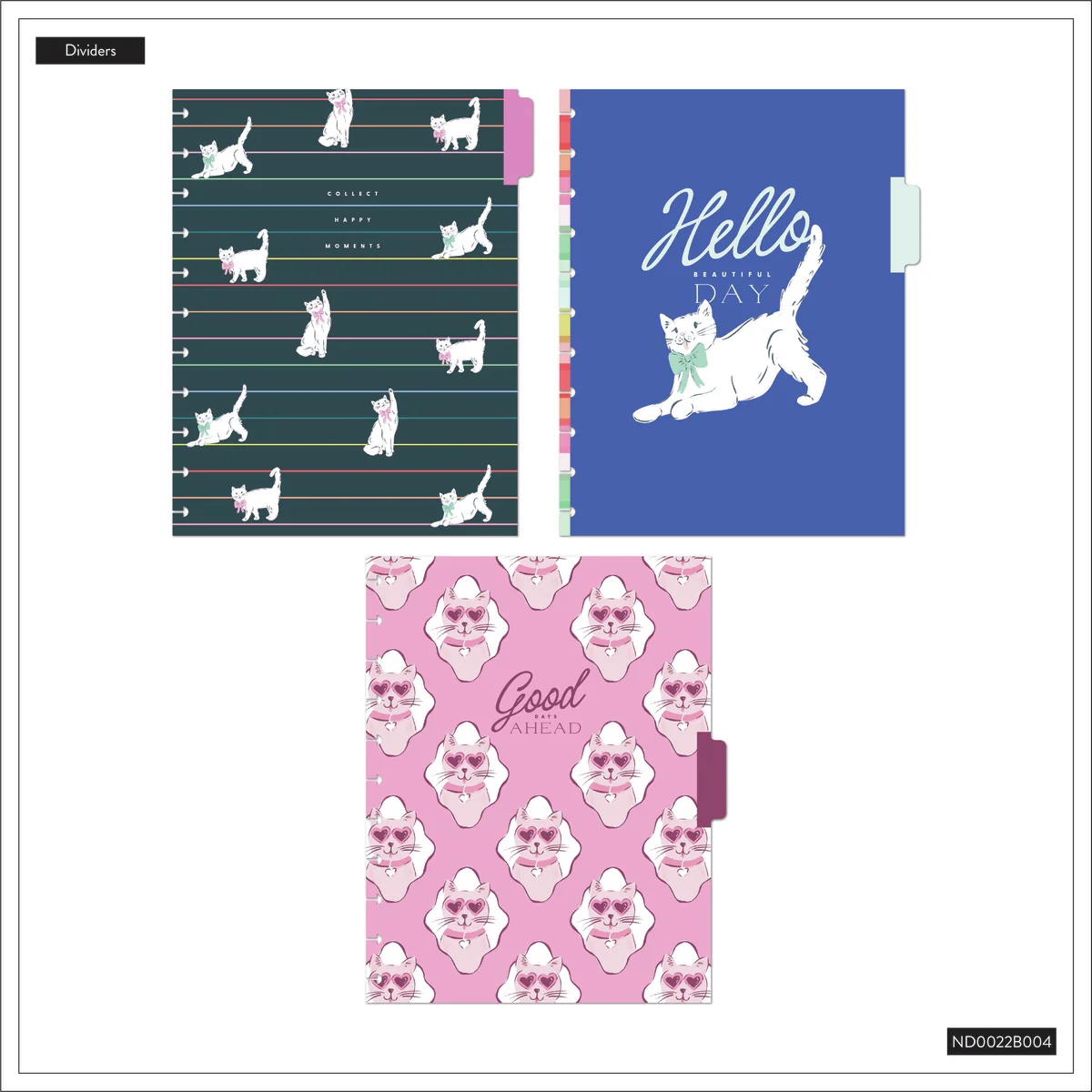 Purrfect Seasonal Cats - Dotted Lined Big Notebook - 60 Sheets - Image 13