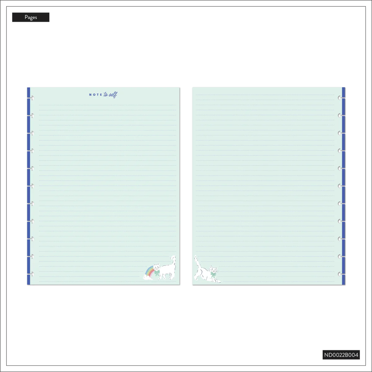 Purrfect Seasonal Cats - Dotted Lined Big Notebook - 60 Sheets - Image 14
