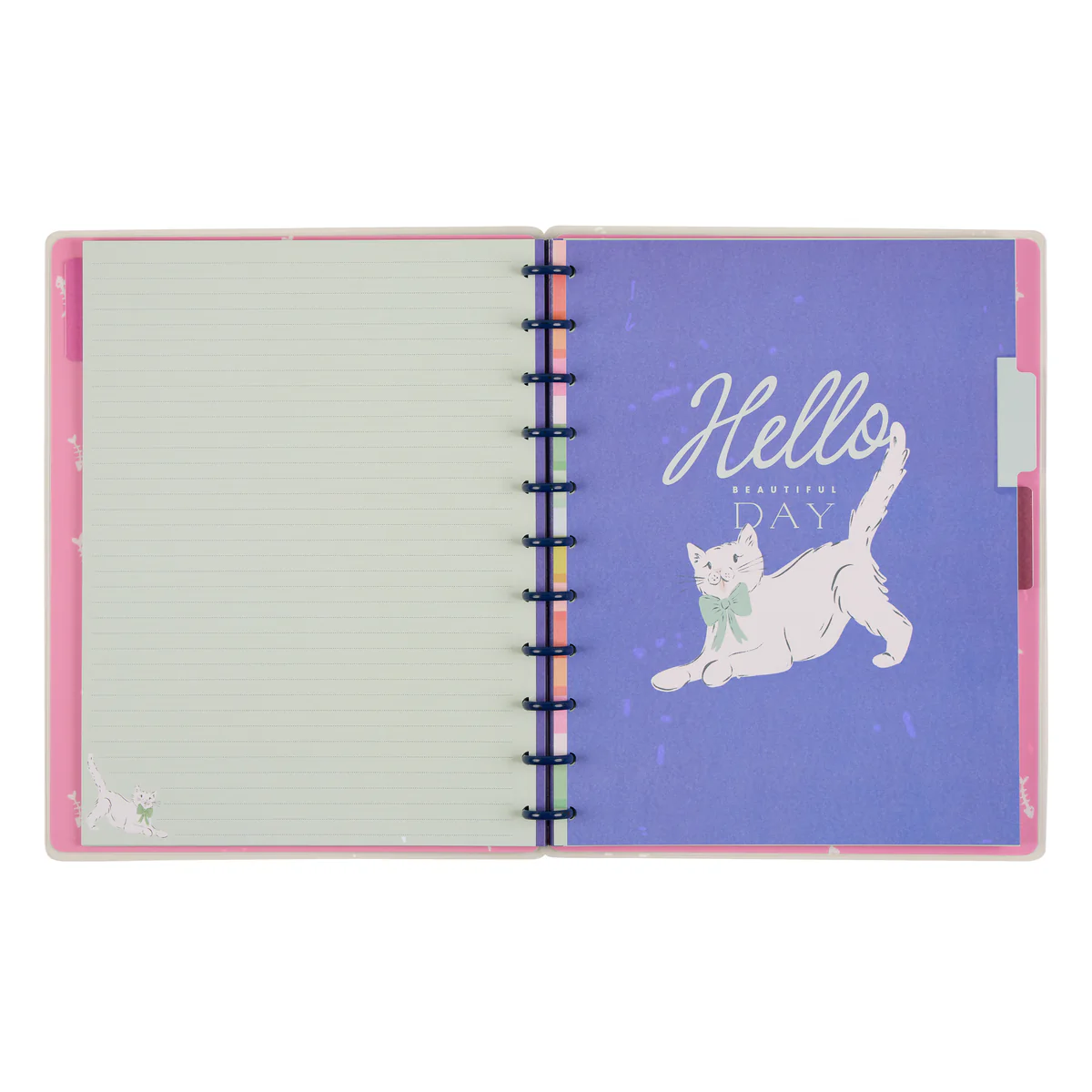 Purrfect Seasonal Cats - Dotted Lined Big Notebook - 60 Sheets - Image 24
