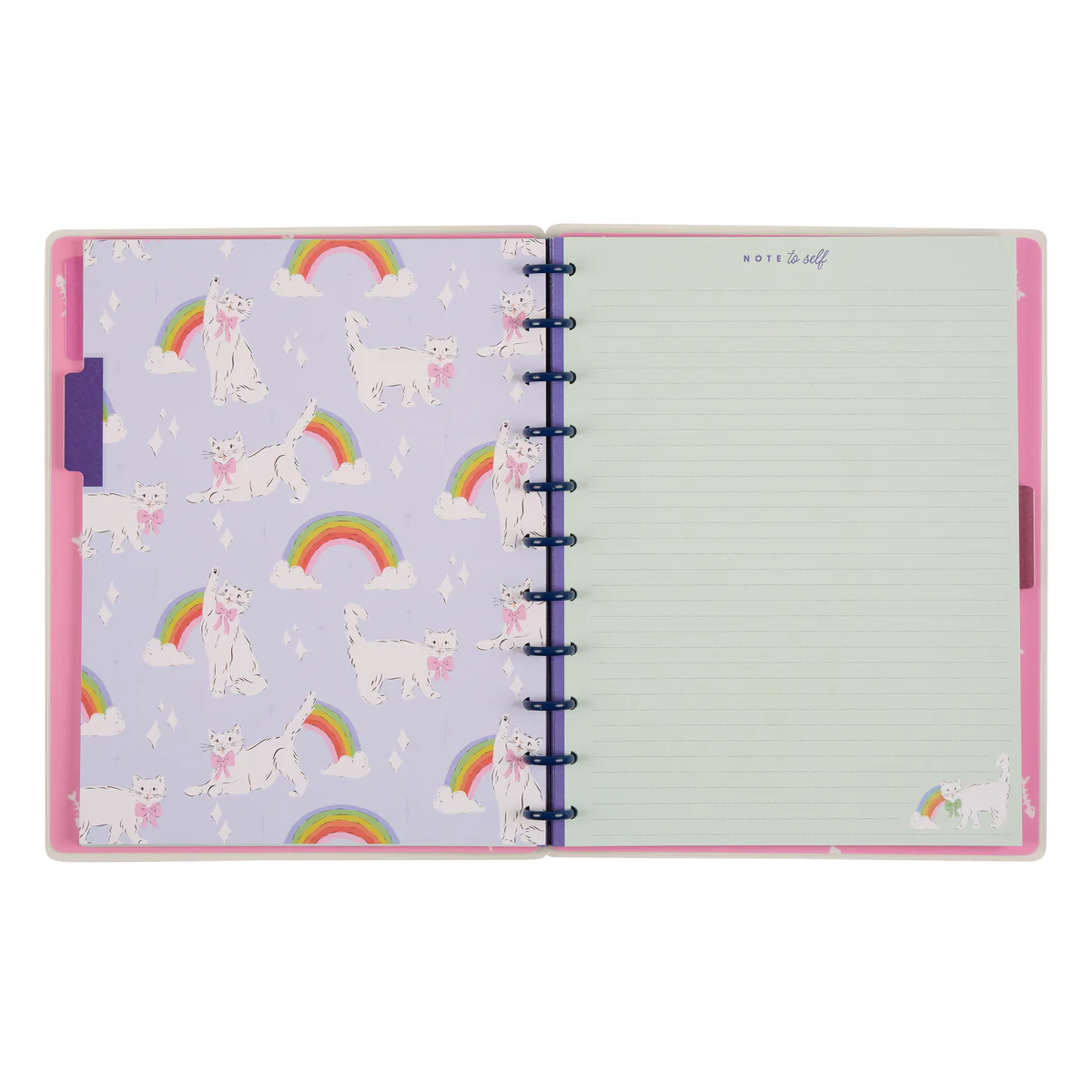 Purrfect Seasonal Cats - Dotted Lined Big Notebook - 60 Sheets - Image 25
