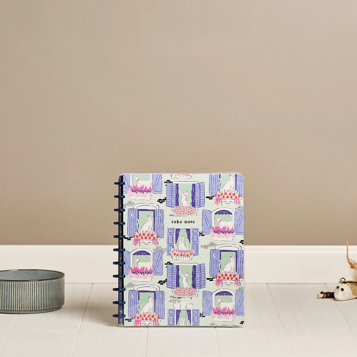 Purrfect Seasonal Cats - Dotted Lined Big Notebook - 60 Sheets - Image 3
