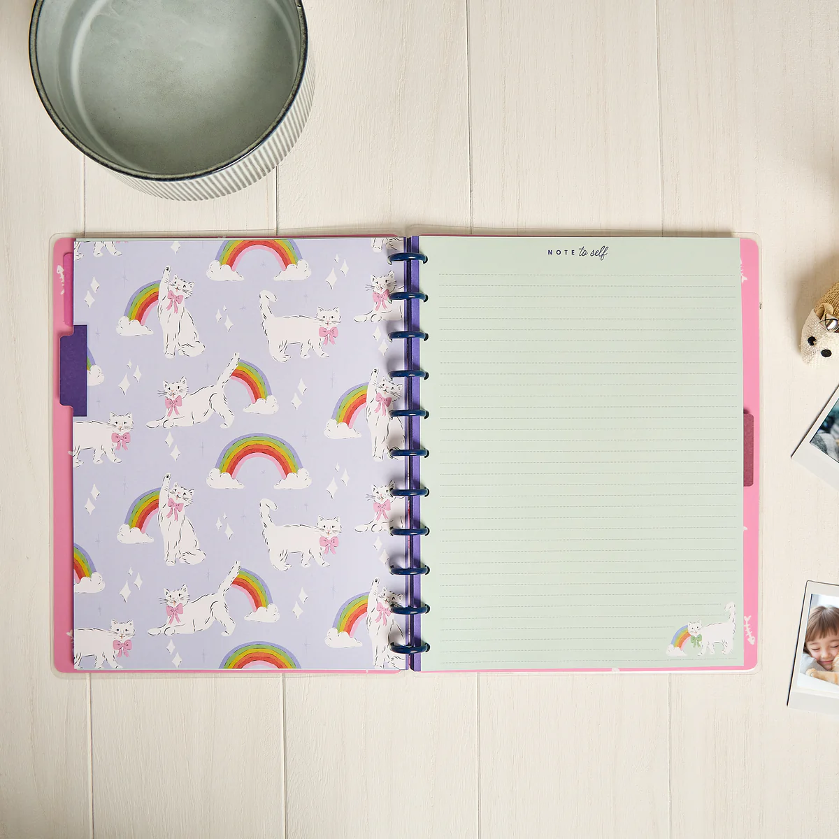 Purrfect Seasonal Cats - Dotted Lined Big Notebook - 60 Sheets - Image 4