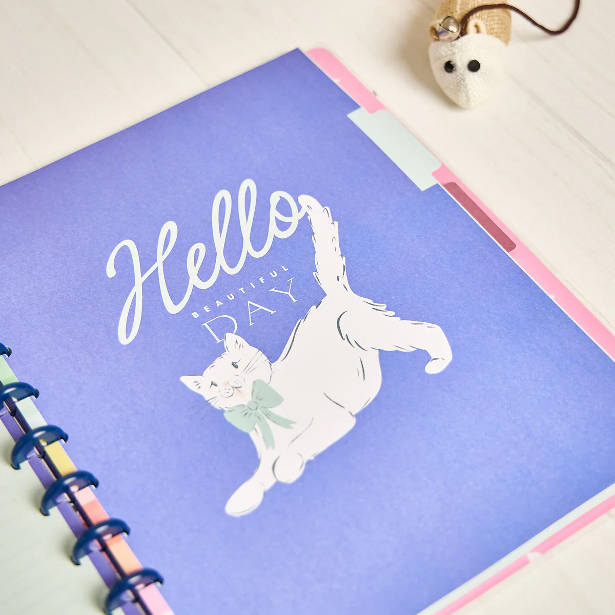 Purrfect Seasonal Cats - Dotted Lined Big Notebook - 60 Sheets - Image 8