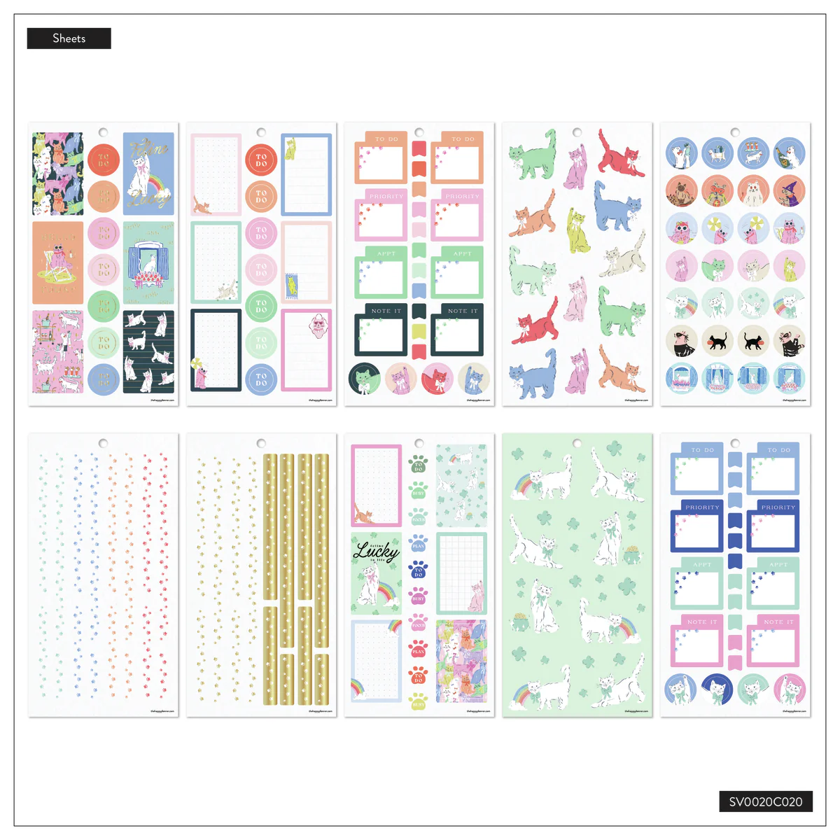 Purrfect Seasonal Cats - Value Pack Stickers - Image 8