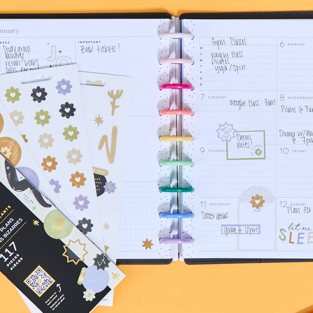Quirky Plans Student - 8 Sticker Sheets - Image 2