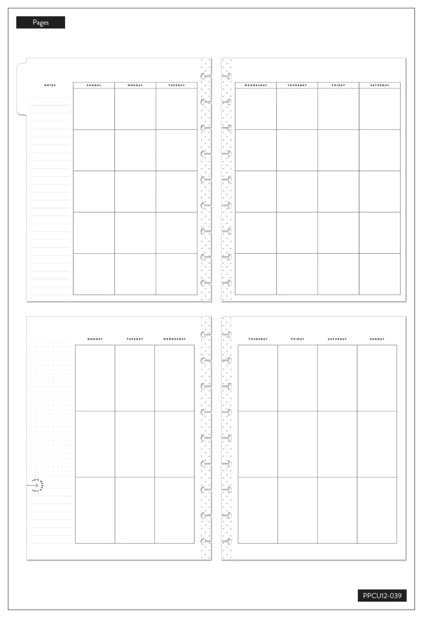 Rainbow Pride Planner - Classic Vertical Undated Planner - 12 Months - Image 10