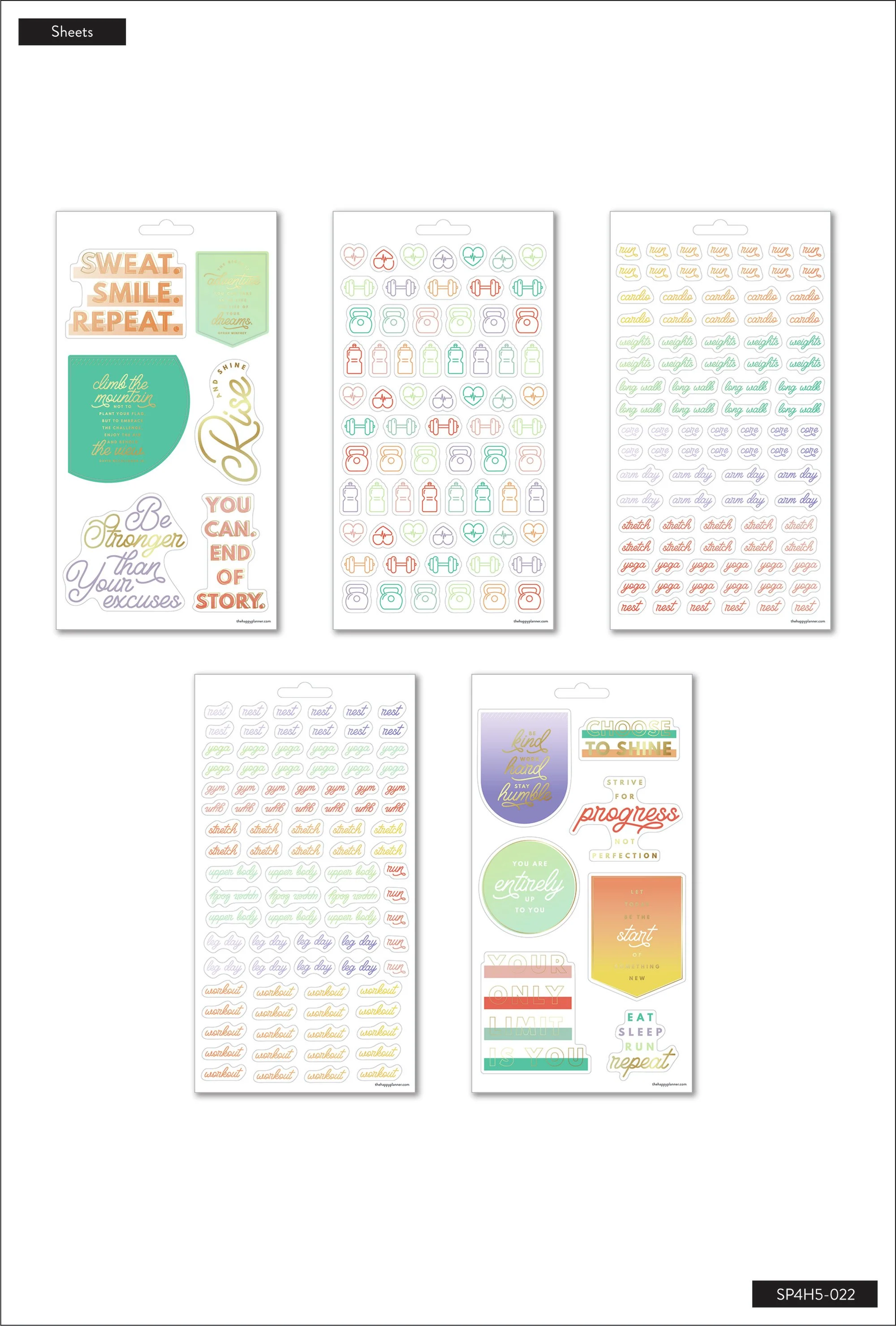 Reach New Heights - 5 Sticker Sheets - Image 4