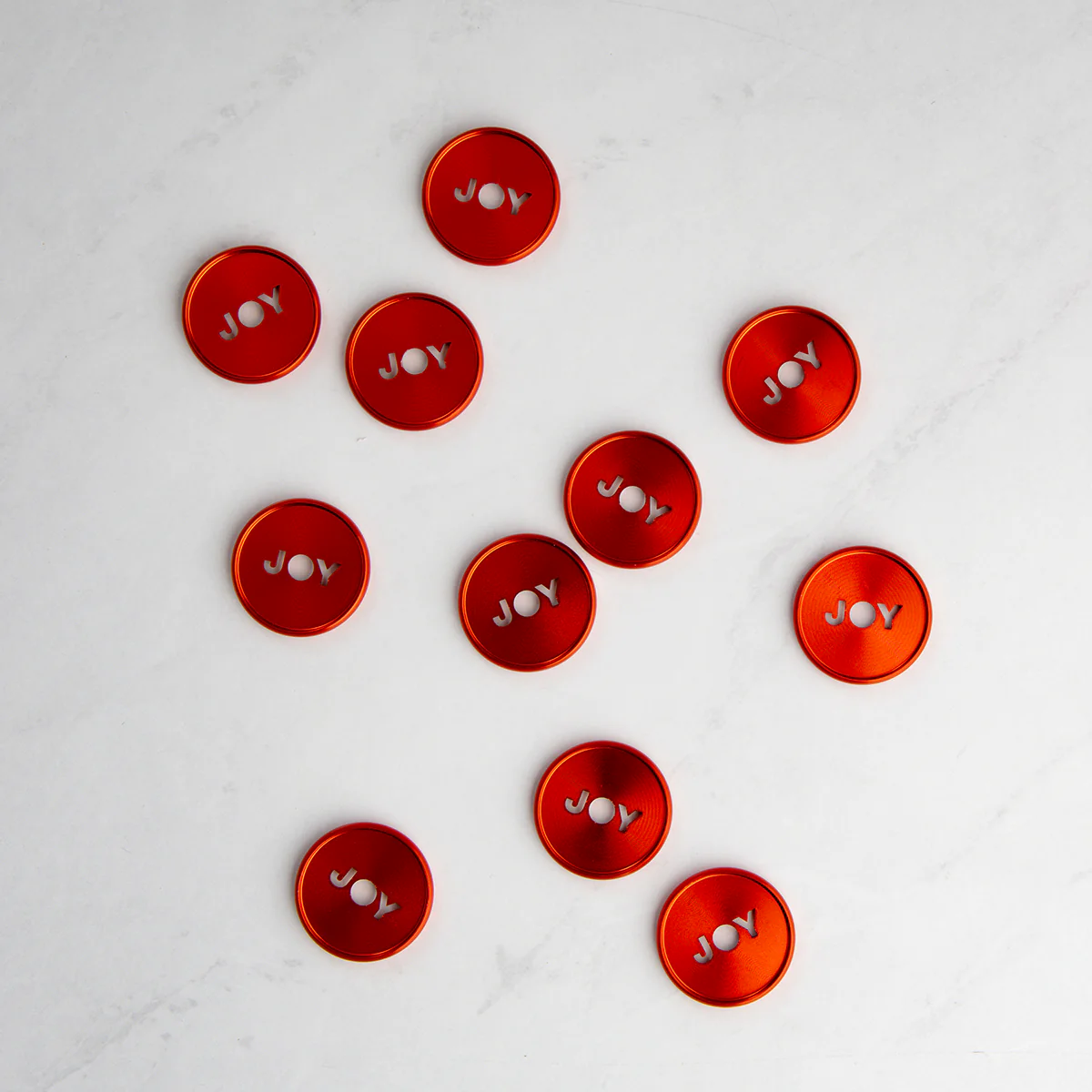 Red Joy Cutout - Medium Metal Disc Set - Image 3