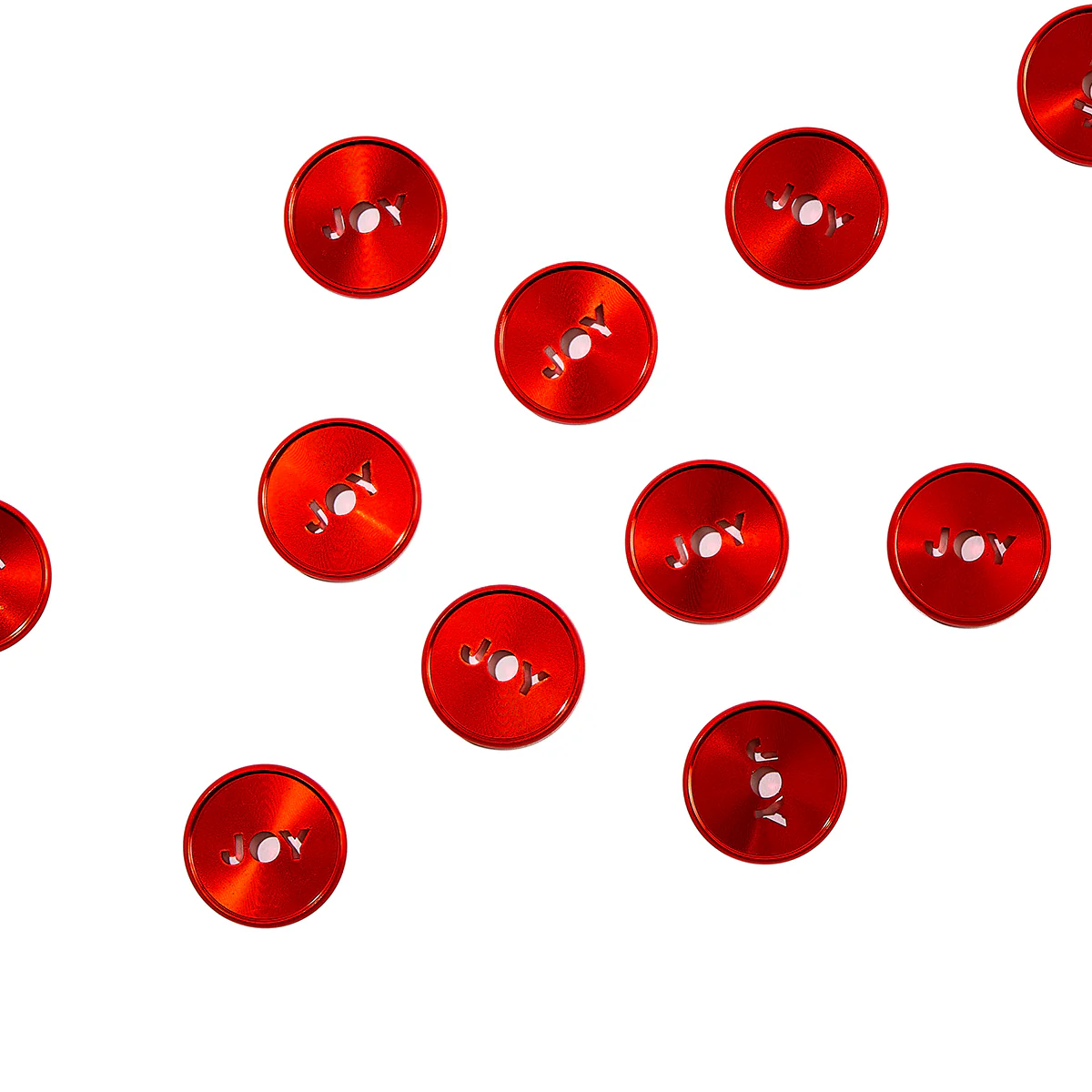 Red Joy Cutout - Medium Metal Disc Set - Image 4
