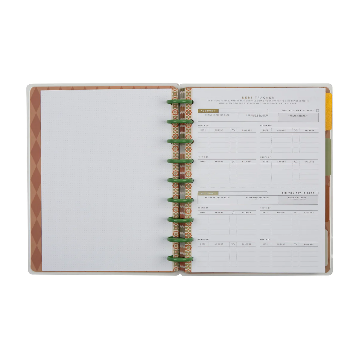 Reflect & Grow - Classic Guided Budget Journal - 80 Sheets - Image 6