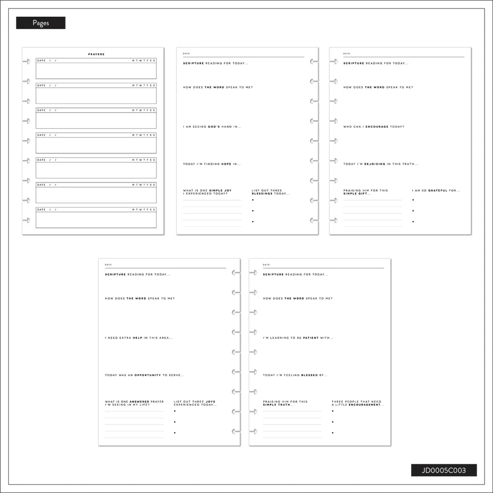Reflect & Grow - Classic Guided Faith Journal - 80 Sheets - Image 11