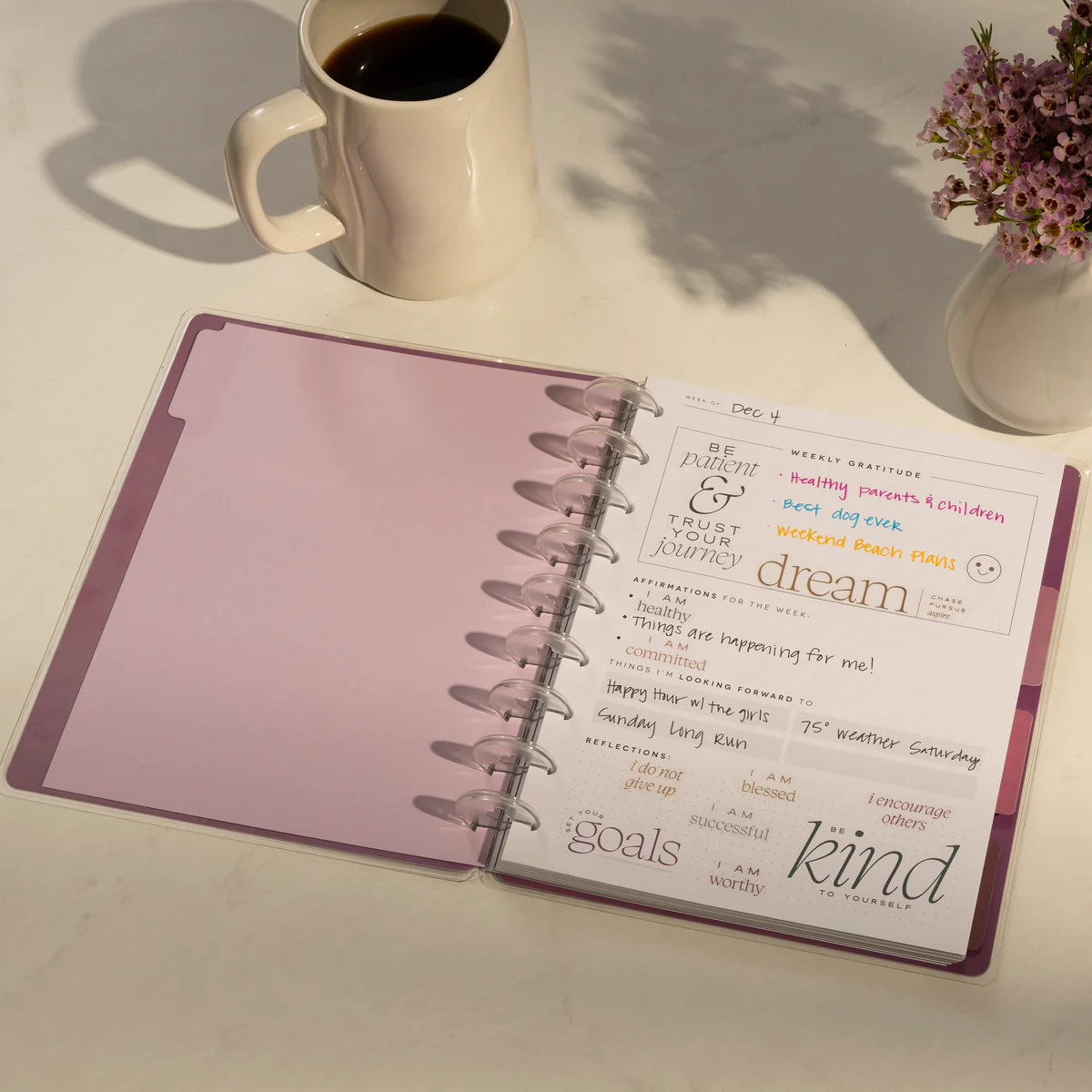 Reflect & Grow - Classic Guided Gratitude Journal - 80 Sheets - Image 2