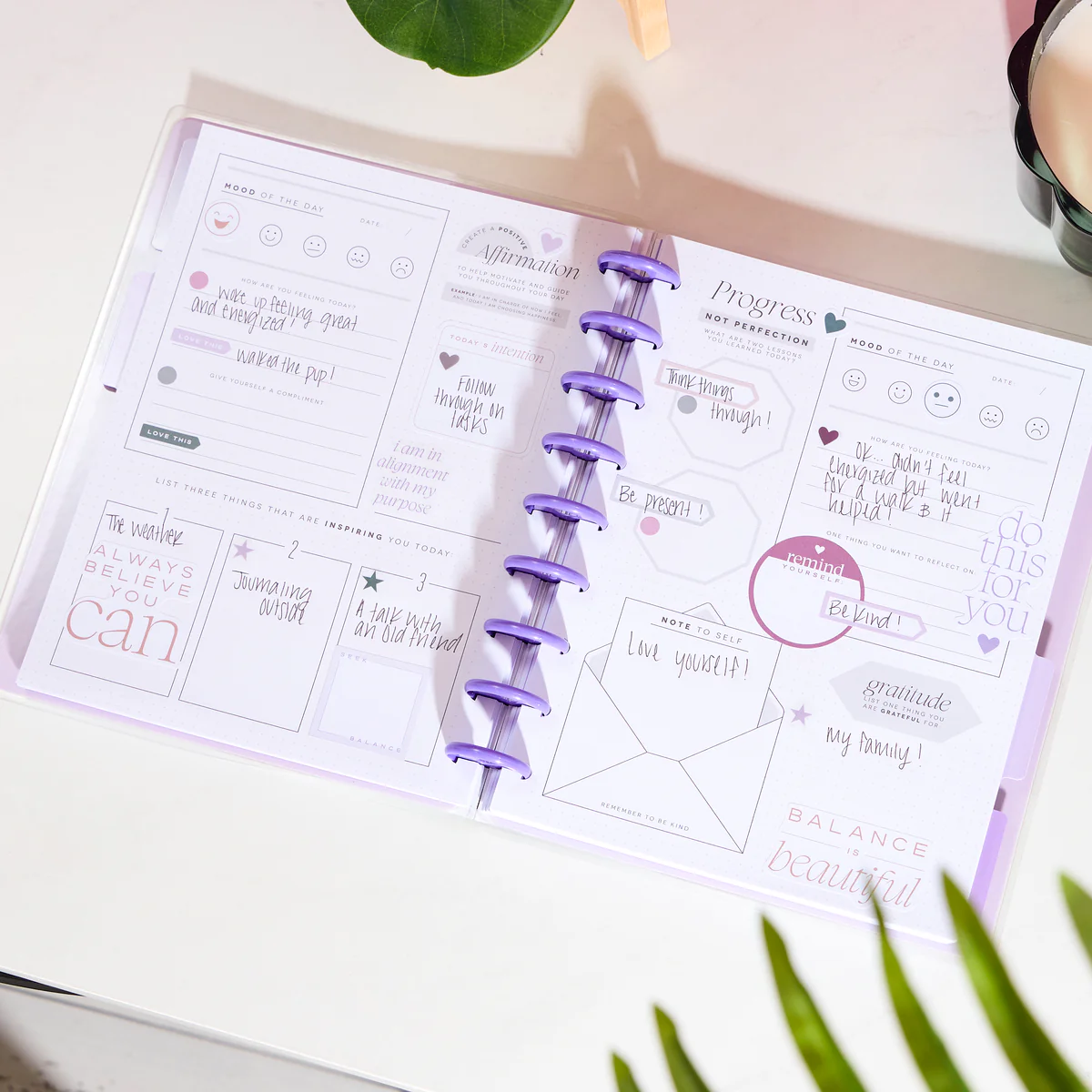 Reflect & Grow - Classic Guided Mood Journal - 80 Sheets - Image 2