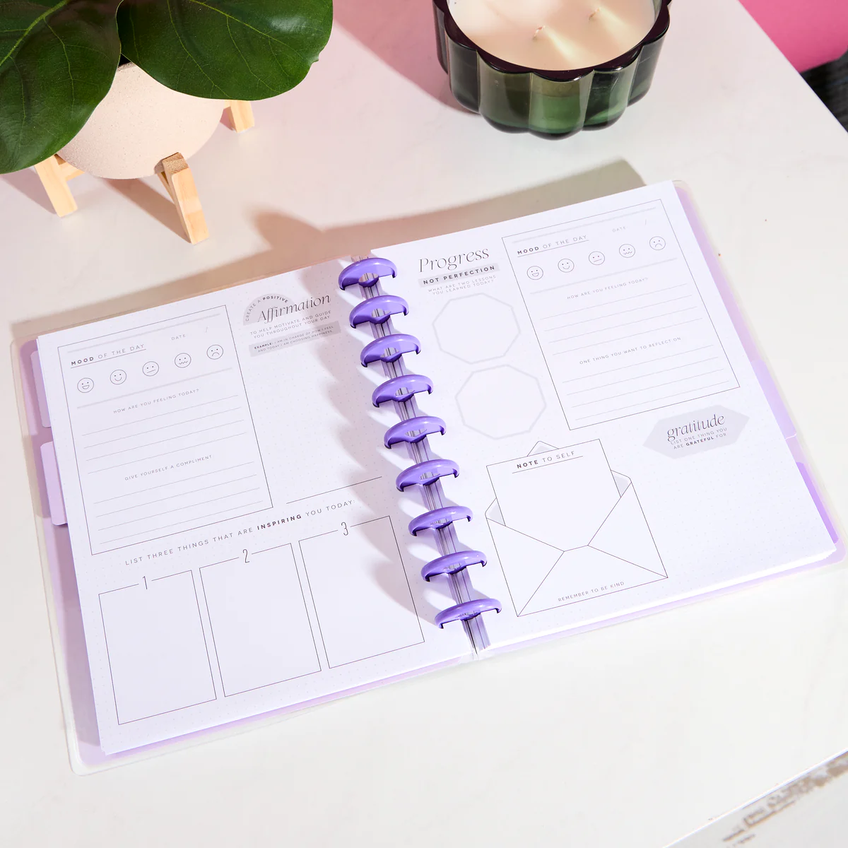 Reflect & Grow - Classic Guided Mood Journal - 80 Sheets - Image 4