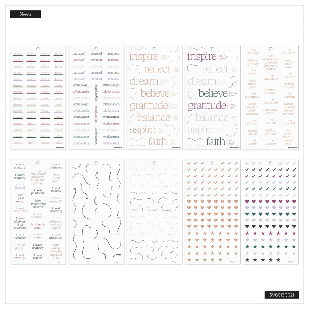 Reflect & Grow Journaling Companion - Value Pack Stickers - Image 6