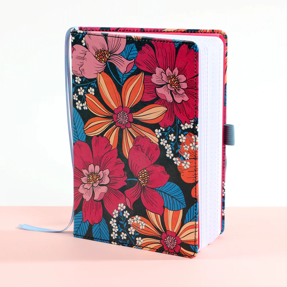 Retro Blooms - Bullet Dot Grid Happy Journal® - 80 Sheets - 160gsm Paper - Image 3