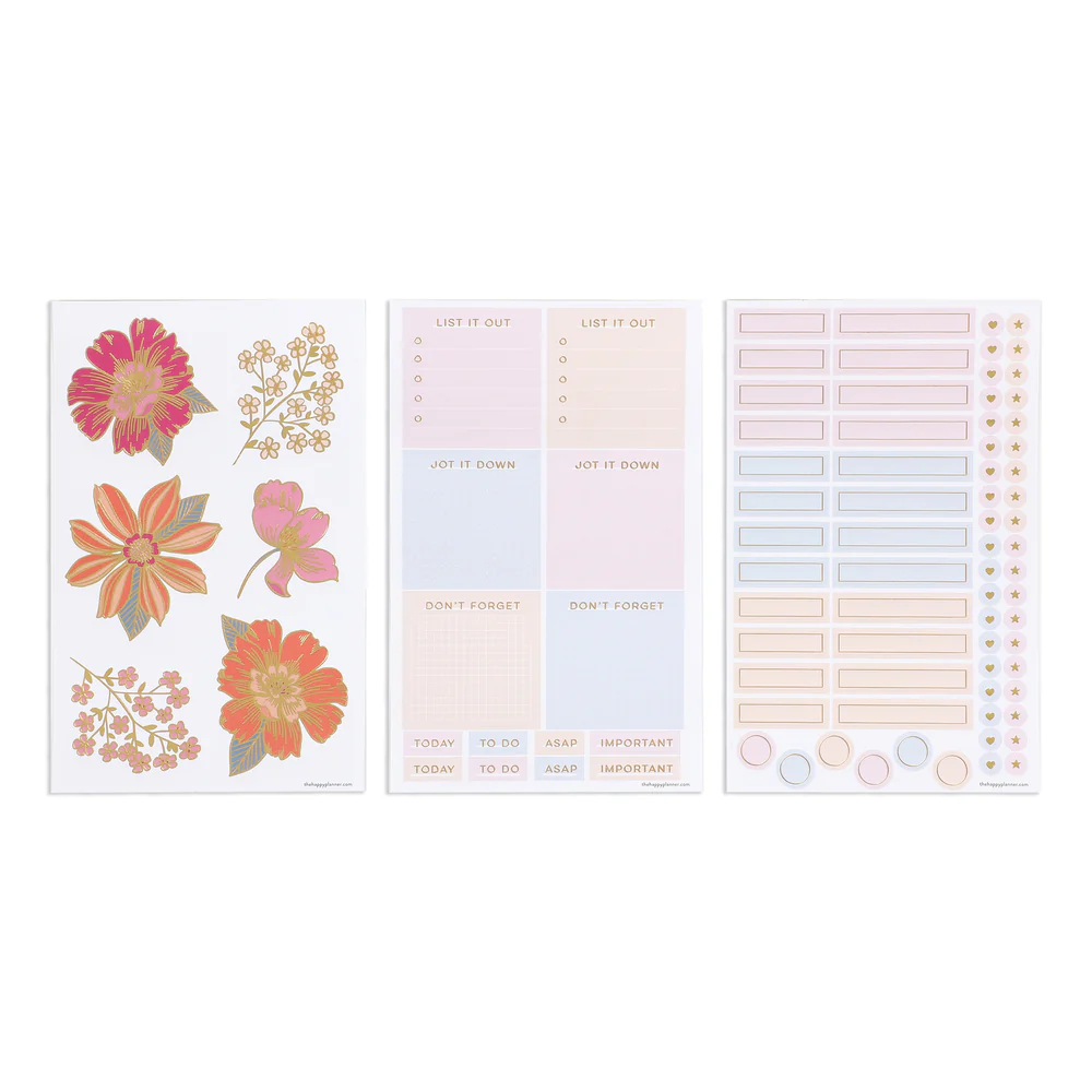 Retro Blooms - Bullet Dot Grid Happy Journal® - 80 Sheets - 160gsm Paper - Image 7