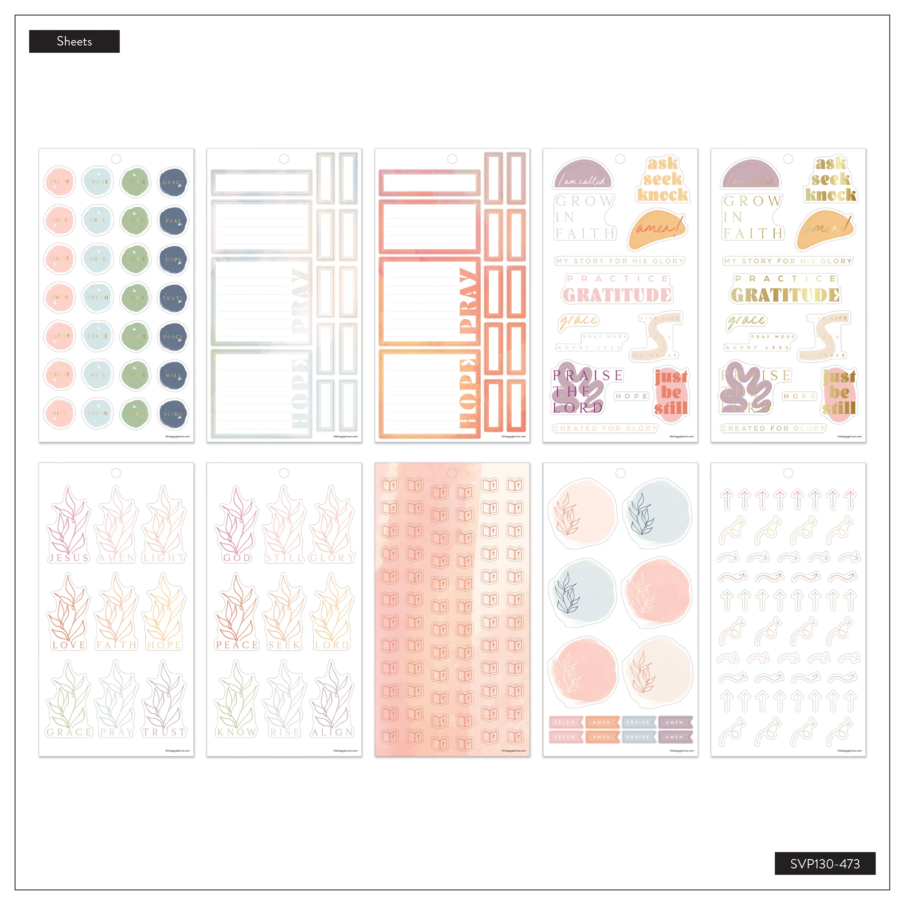 Rise & Align Faith - Value Pack Stickers - Image 11