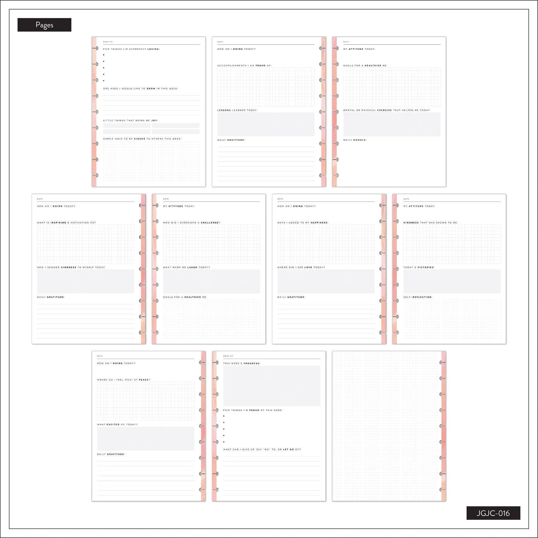 Rise & Align Wellness - Classic Guided Wellness Journal - 80 Sheets - Image 15