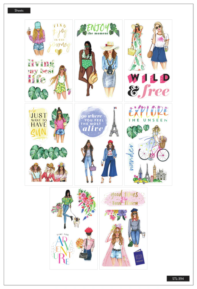 Wild & Free - Rongrong - 8 Sticker Sheets - Image 2