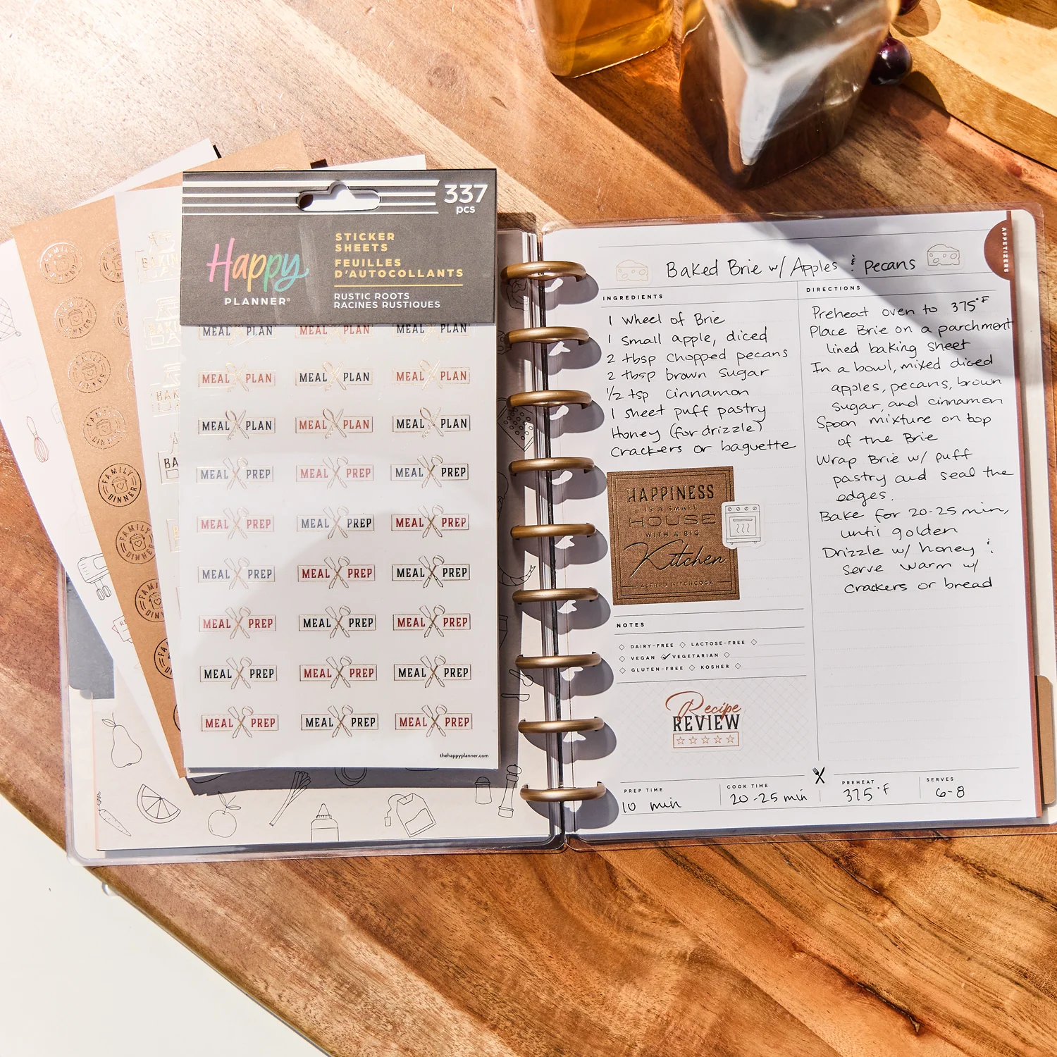 Rustic Roots Meal Planning - 10 Sticker Sheets - Image 6