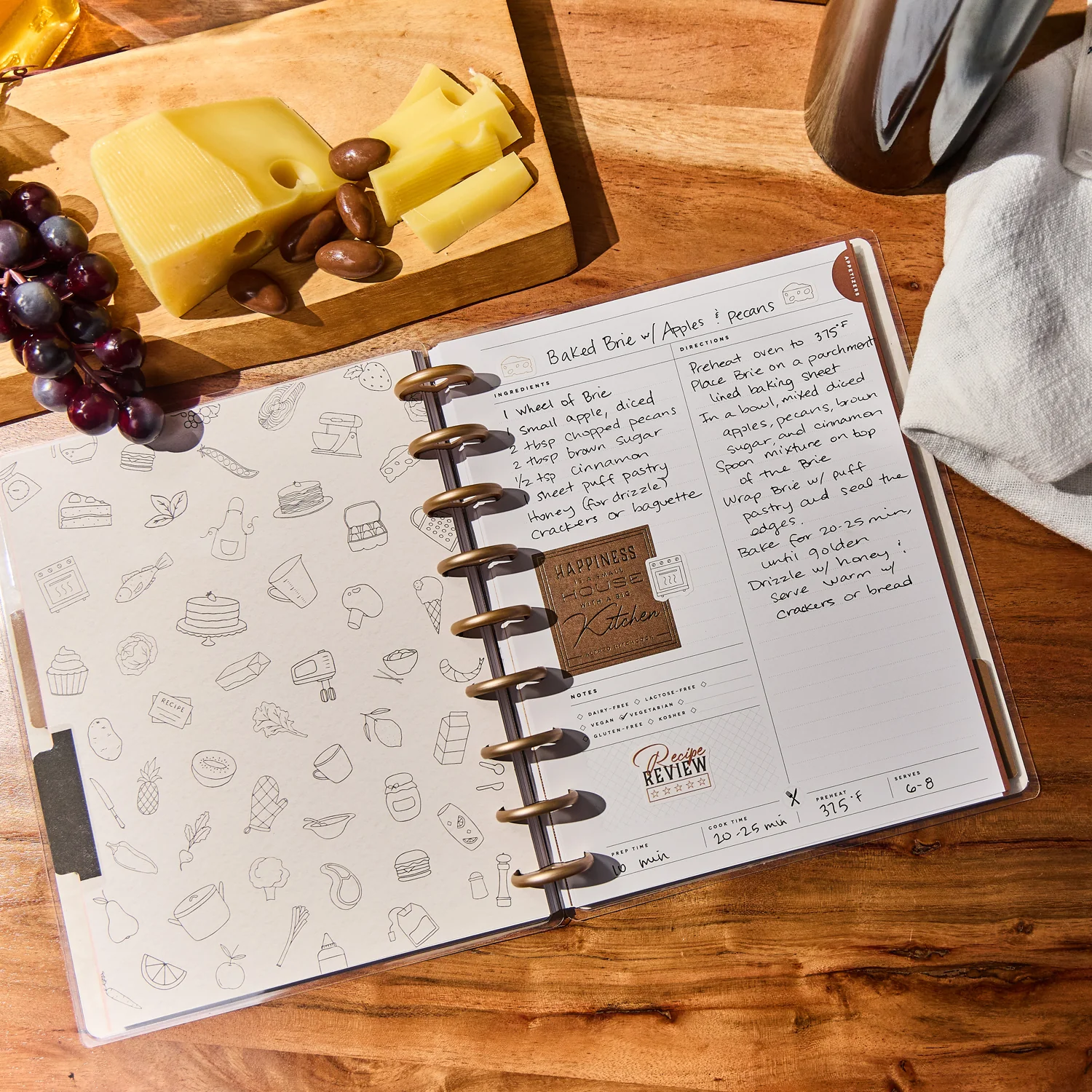 Rustic Roots Meal Planning - Classic Guided Meal Planning Journal - 80 Sheets - Image 4