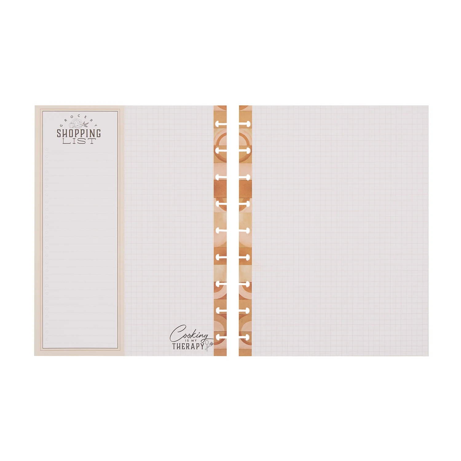 Rustic Roots Meal Planning - Grocery List Classic Filler Paper - 40 Sheets - Image 10