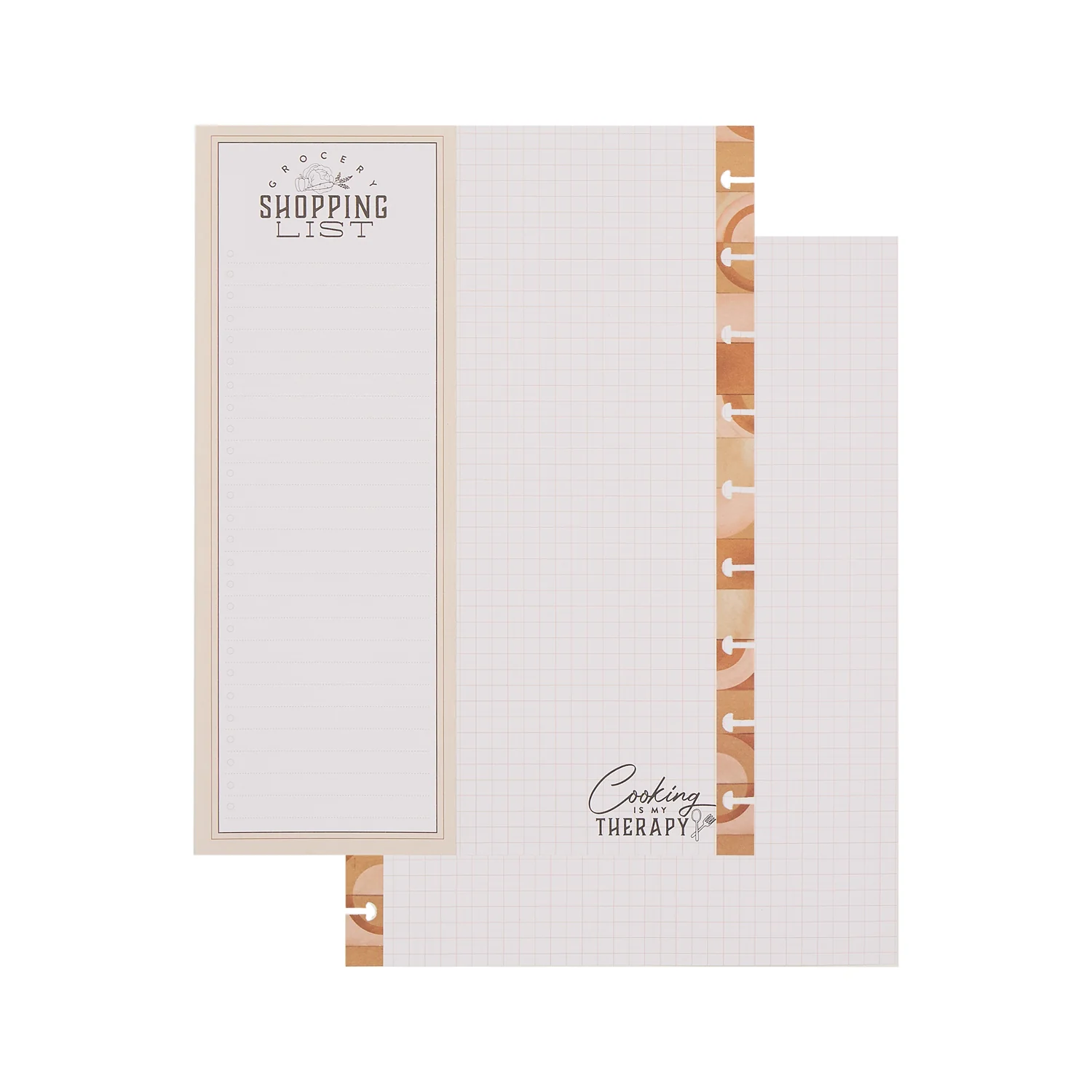 Rustic Roots Meal Planning - Grocery List Classic Filler Paper - 40 Sheets - Image 11