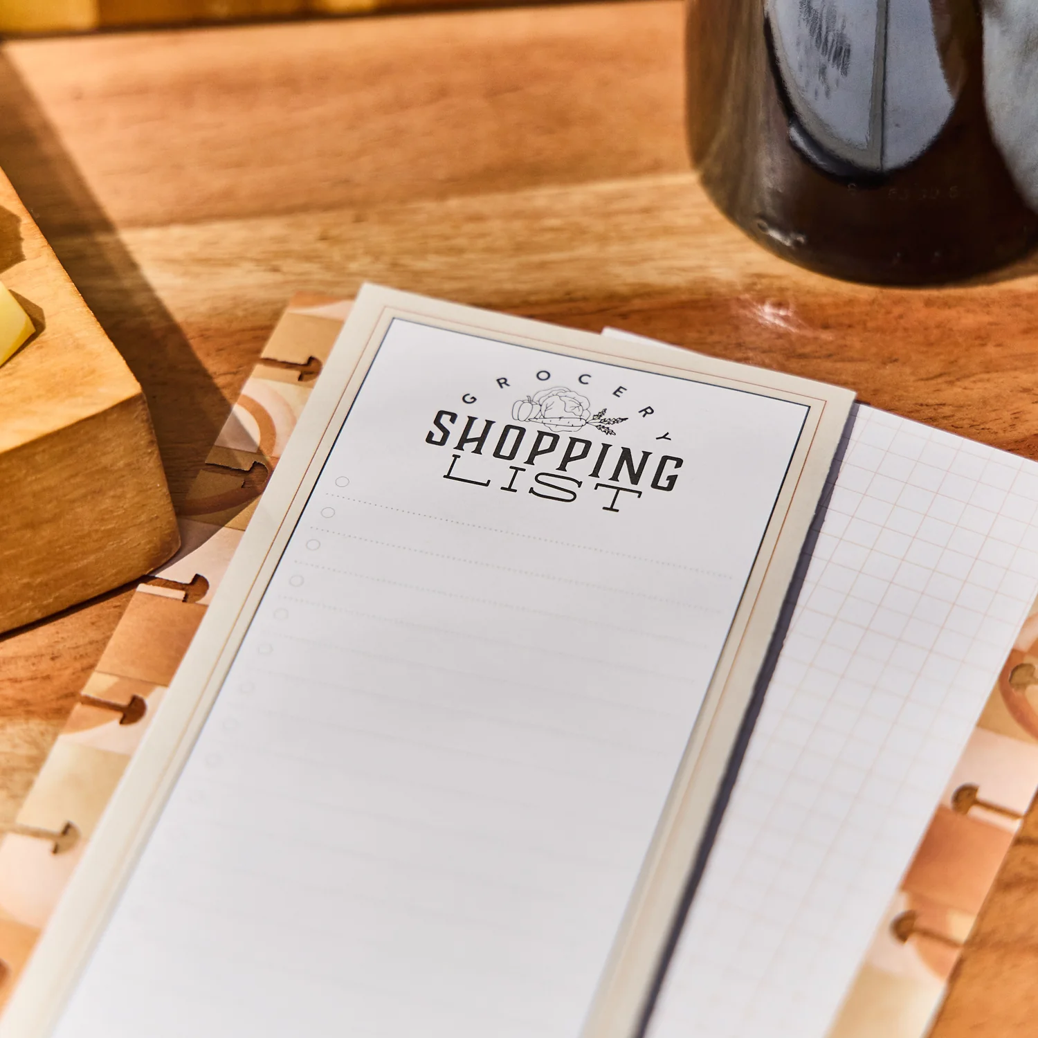 Rustic Roots Meal Planning - Grocery List Classic Filler Paper - 40 Sheets - Image 6