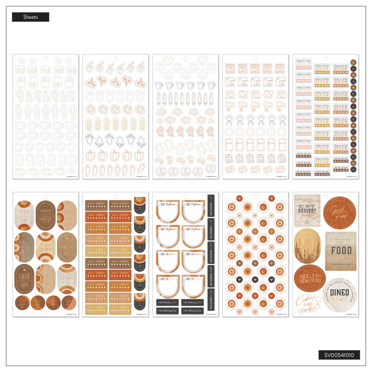 Rustic Roots Meal Planning - Value Pack Stickers - Image 10