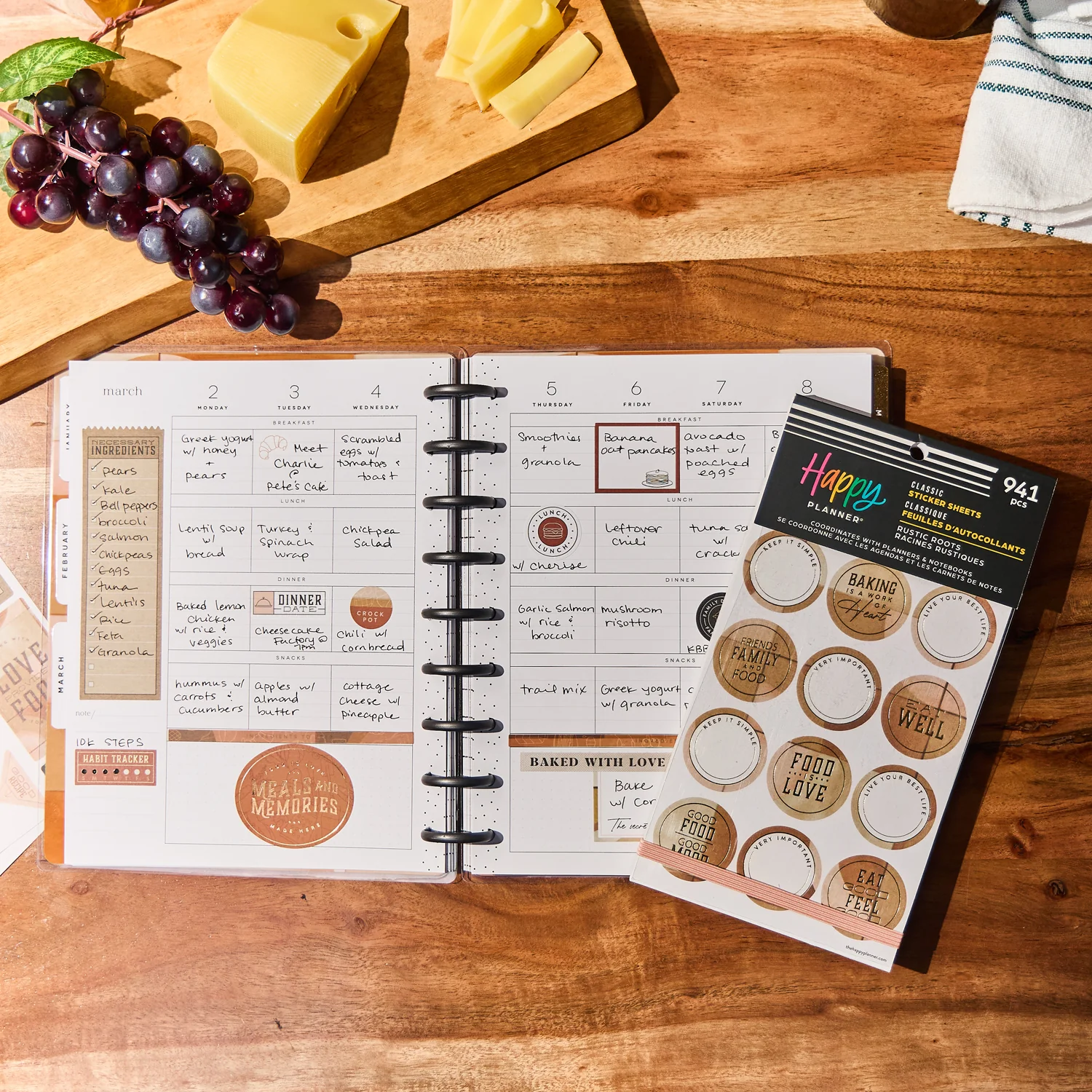 Rustic Roots Meal Planning - Value Pack Stickers - Image 5