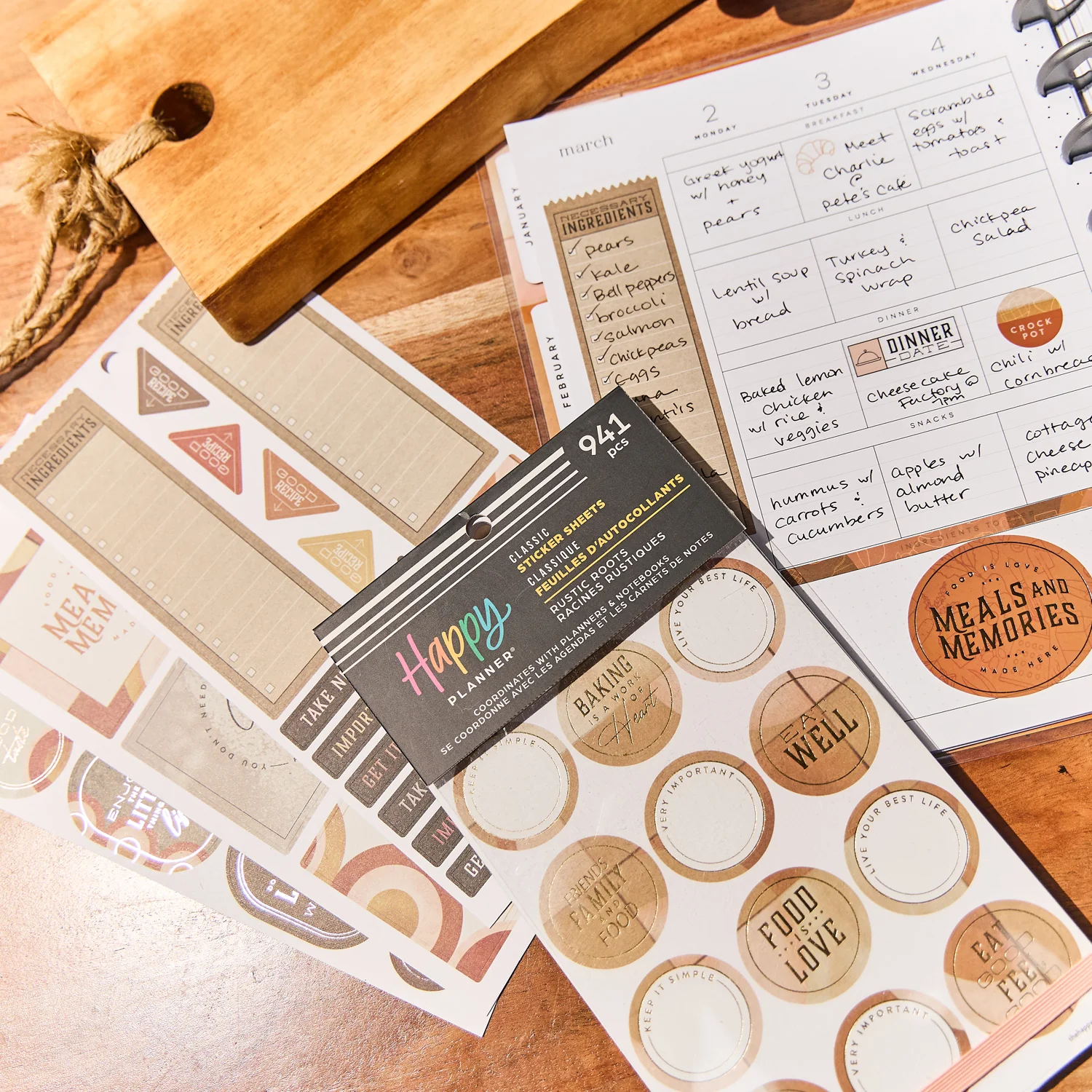 Rustic Roots Meal Planning - Value Pack Stickers - Image 6