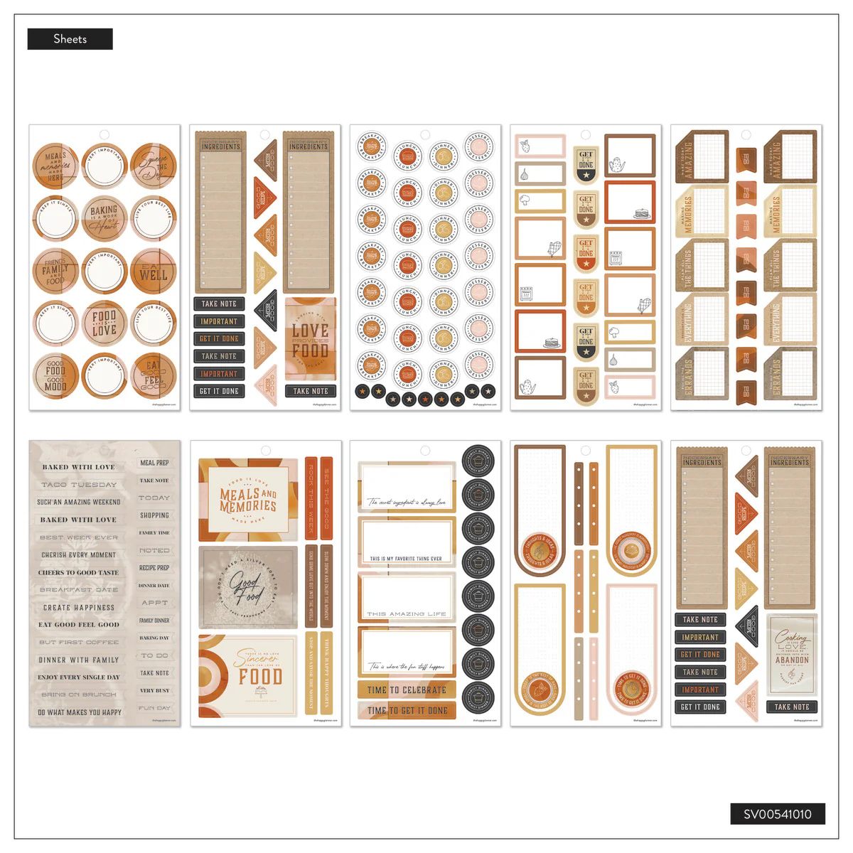 Rustic Roots Meal Planning - Value Pack Stickers - Image 8