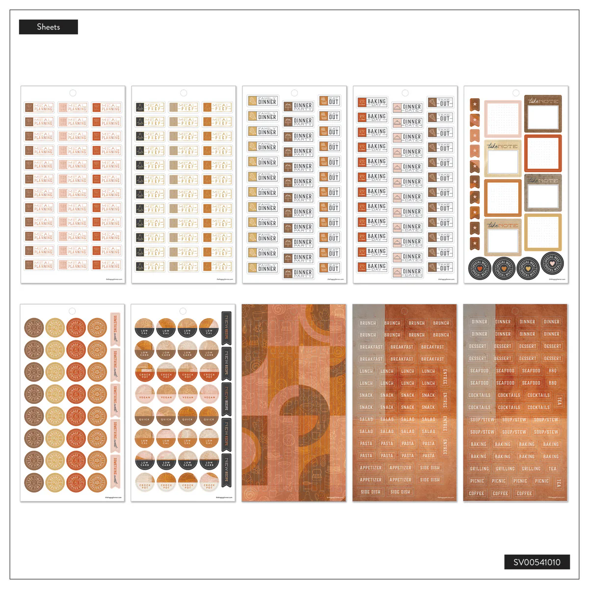 Rustic Roots Meal Planning - Value Pack Stickers - Image 9
