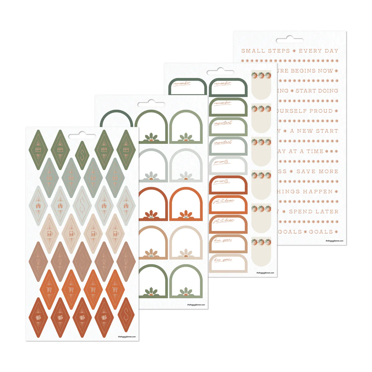 Sage & Terracotta Budget - 10 Sticker Sheets - Image 8