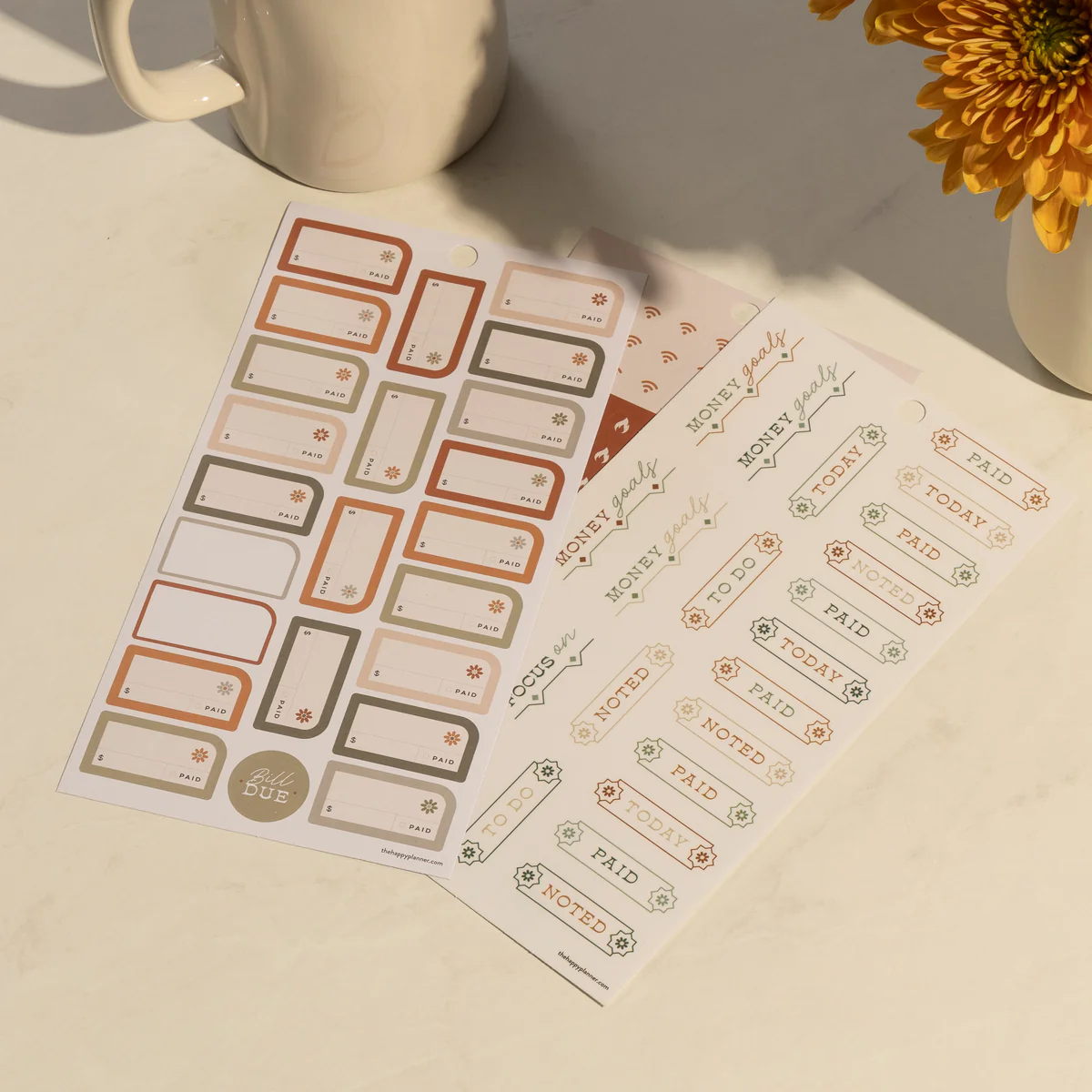 Sage & Terracotta Budget - Value Pack Stickers - Image 3