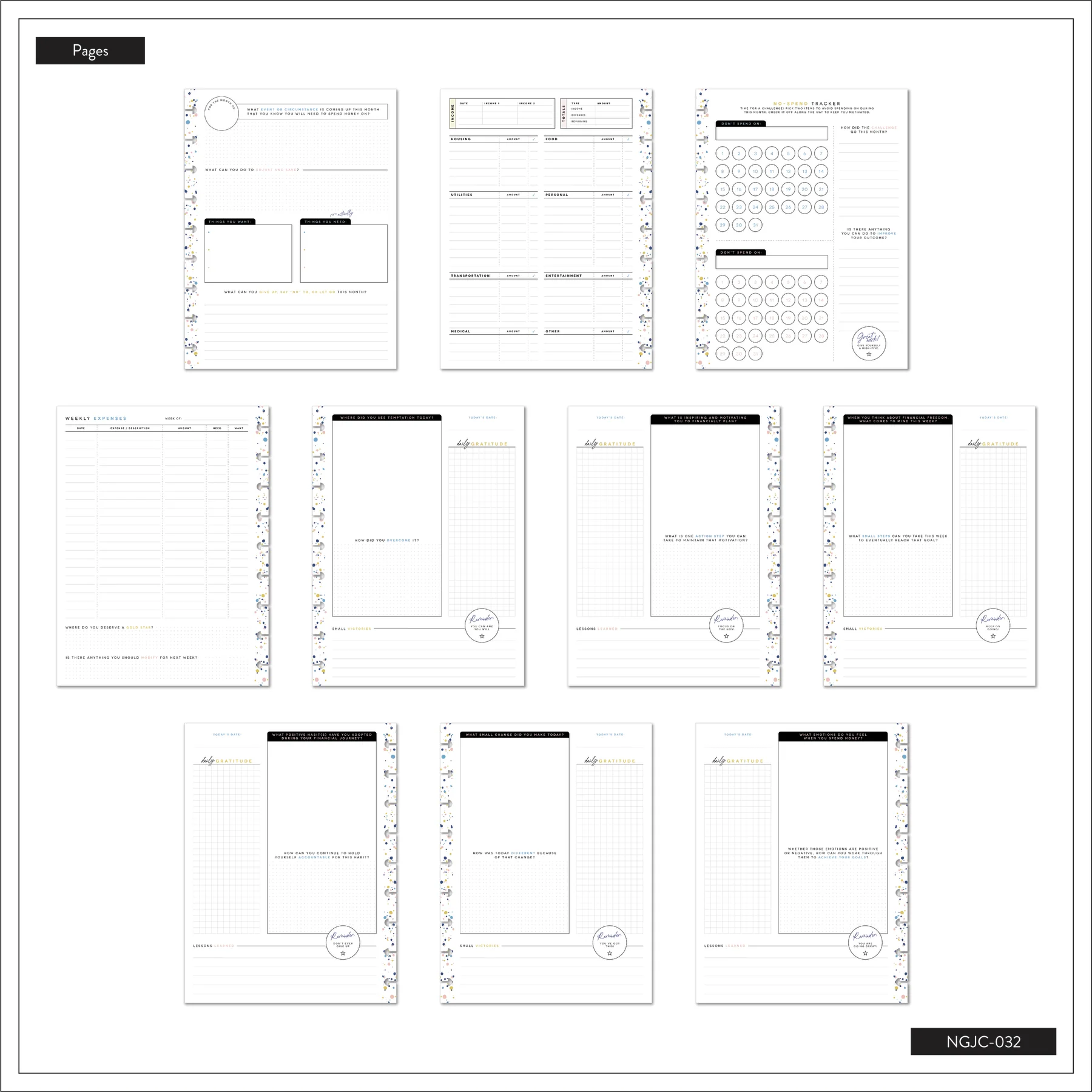Save Now Spend Later - Classic Guided Budget Journal - Image 9