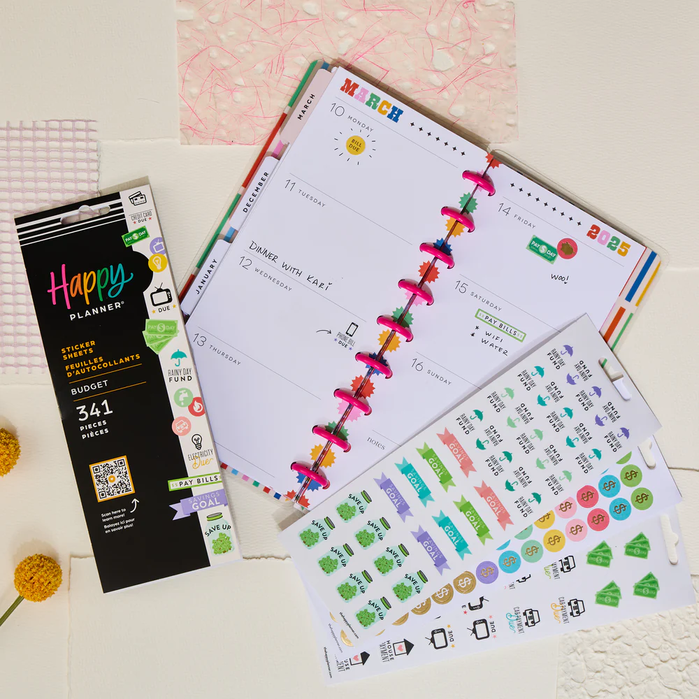Save Up Budget - 8 Sticker Sheets - Image 2